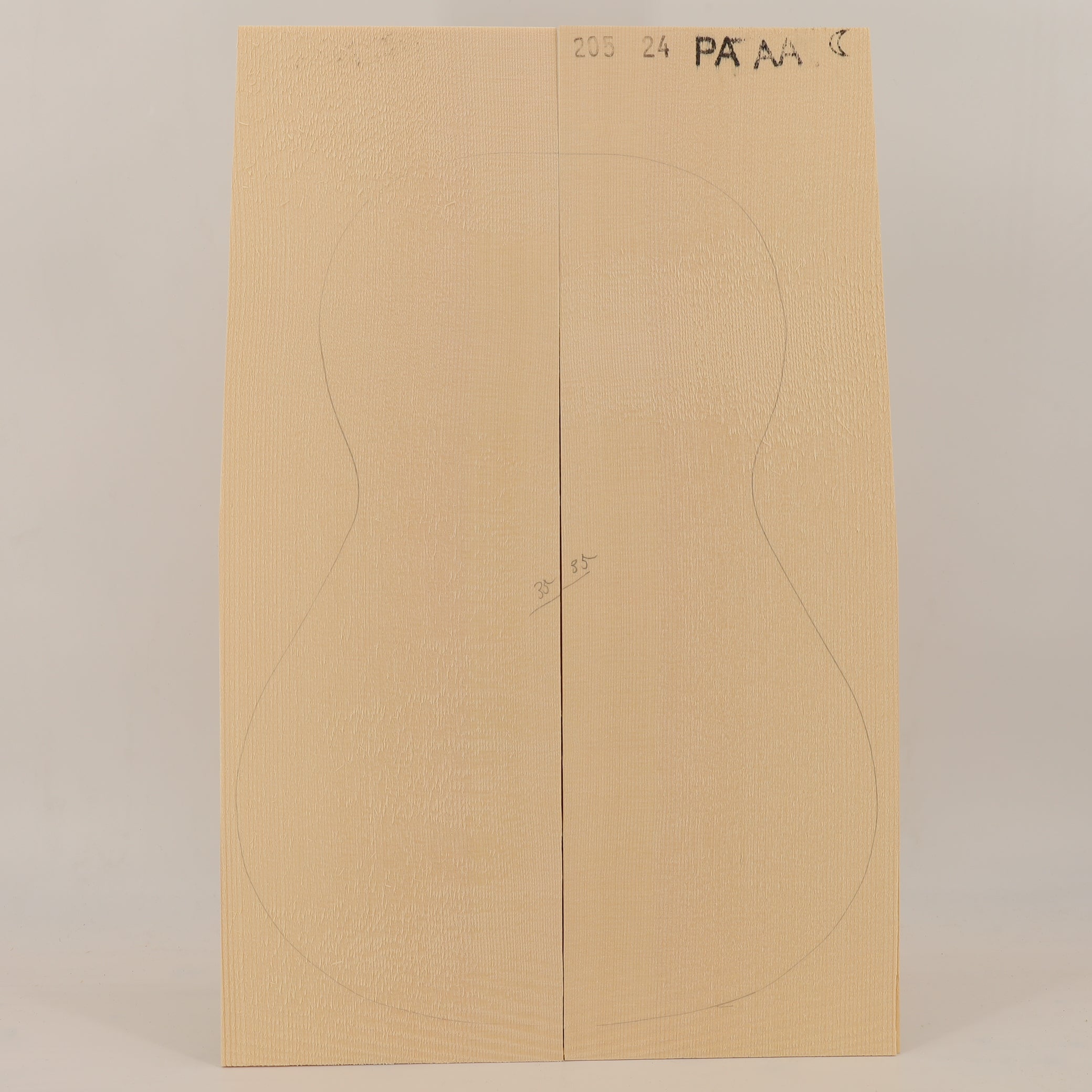 Spruce Top for Parlor Guitar AA (no. 2501)