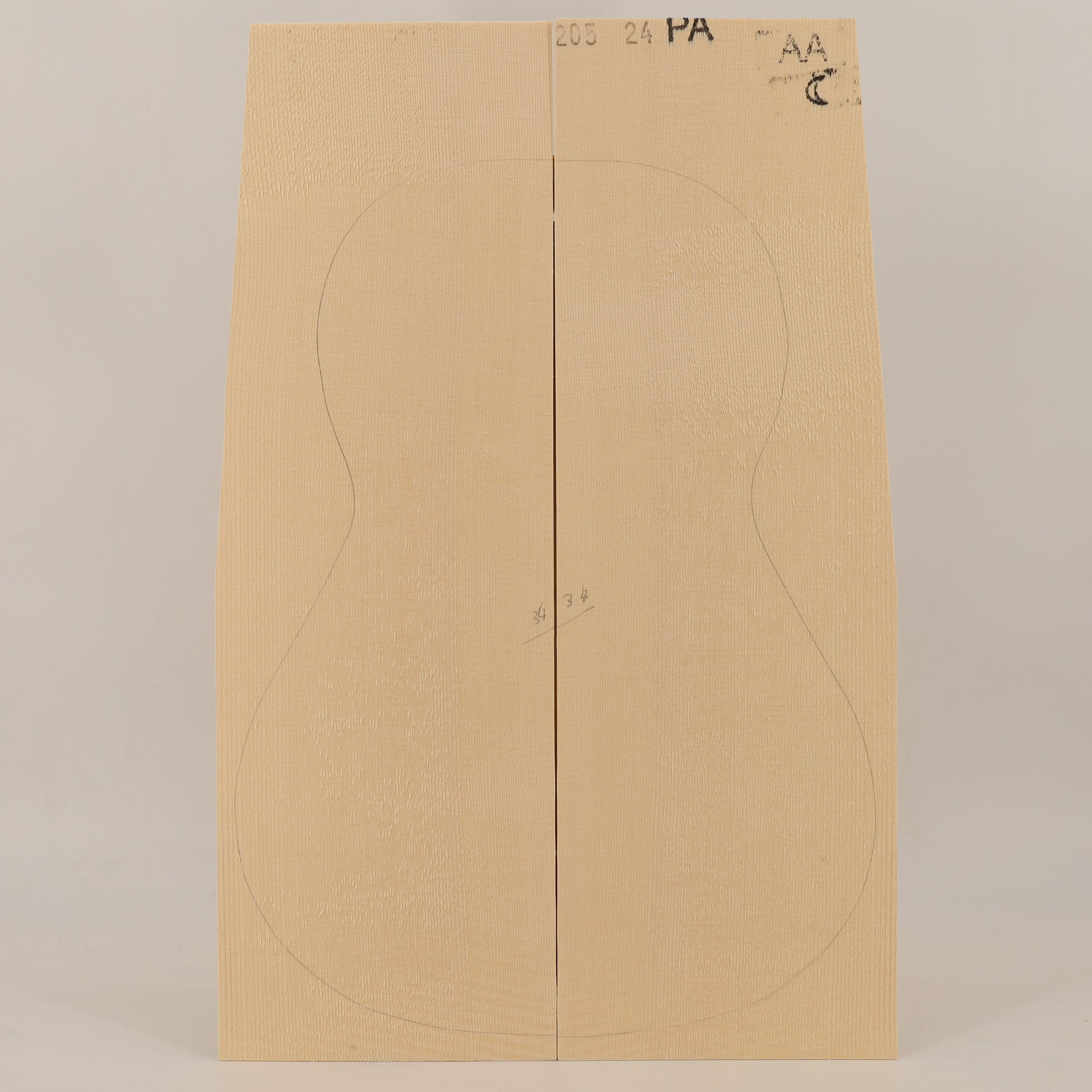 Spruce Top for Parlor Guitar AA (no. 2507)