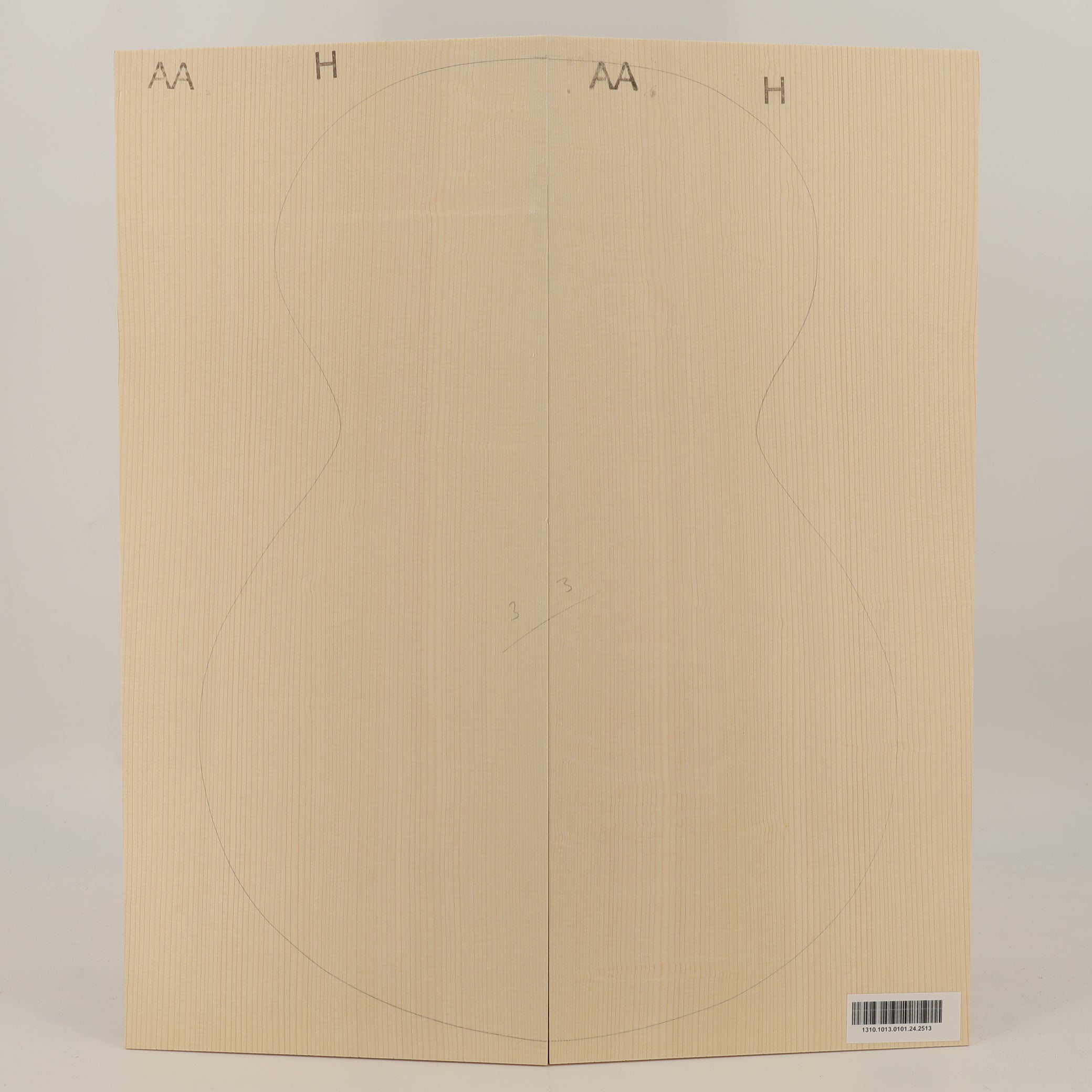 Spruce Top for Archtop Guitar AA (no. 2513)