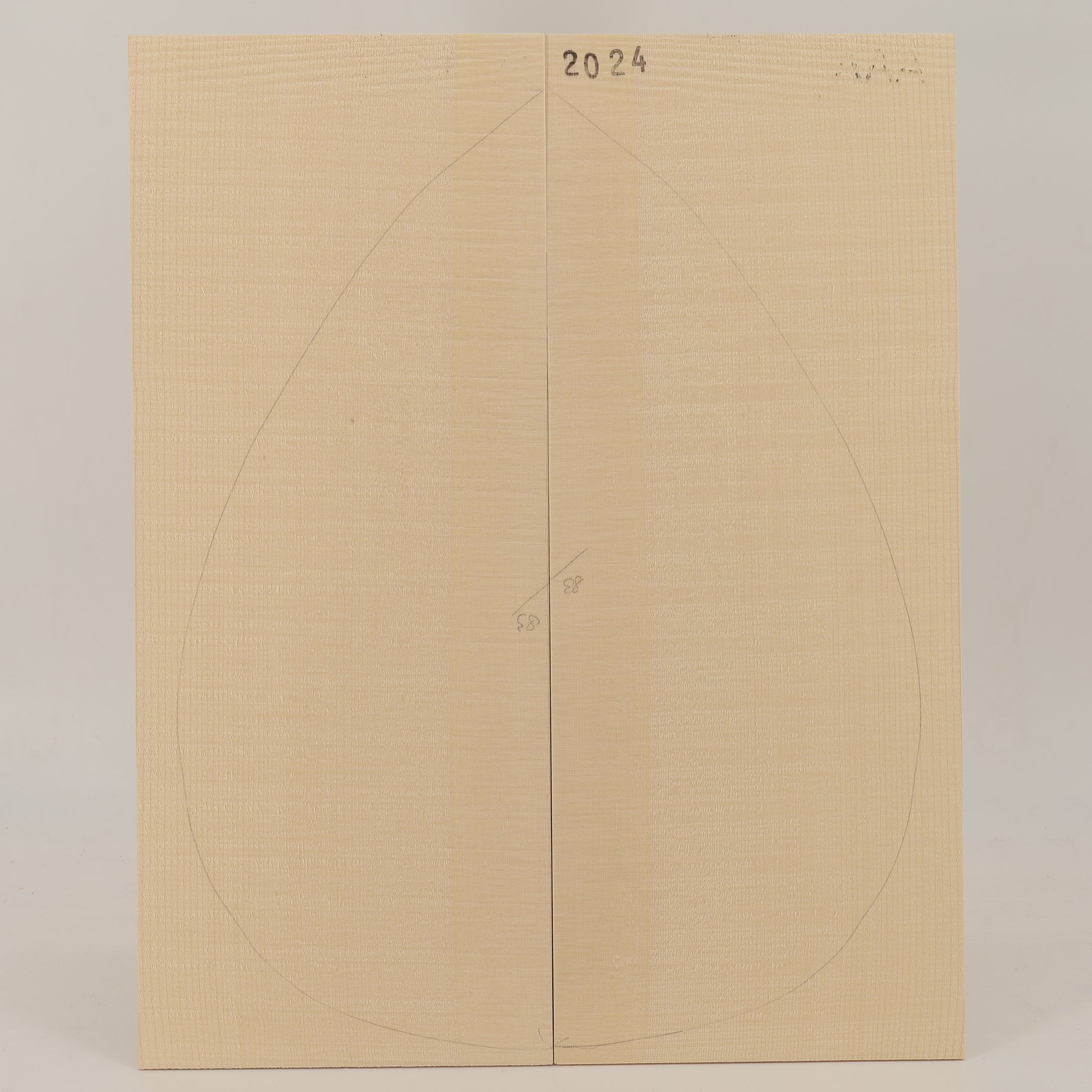 Spruce Top for Bouzouki AAA (no. 2565)