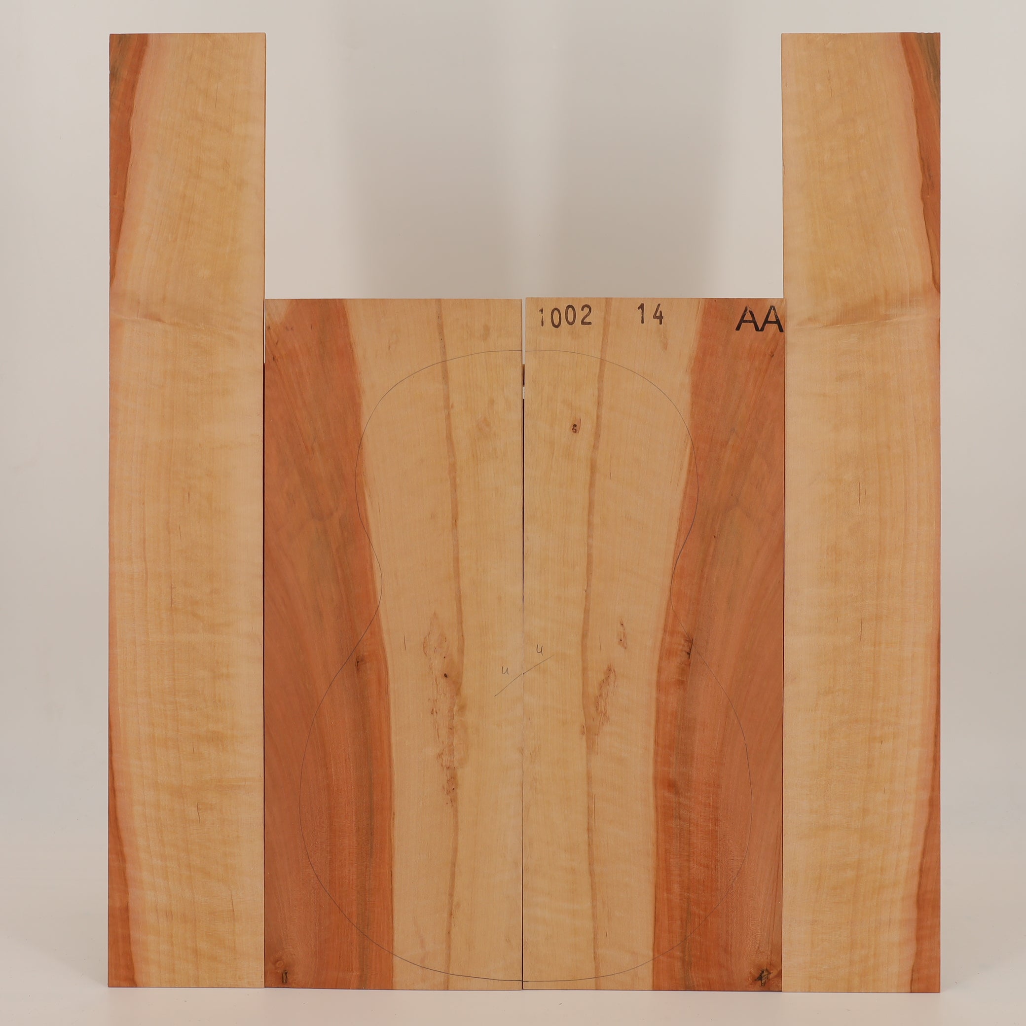 Birnbaum Set (Boden/Zargen) für Ukulele AA (Nr. 2620)