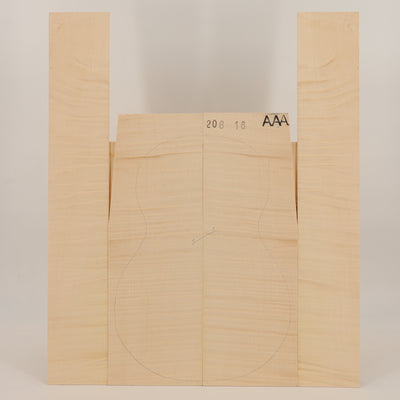 Maple Set (Back/Sides) for Ukulele AAA (no. 2627)