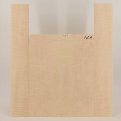 Maple Set (Back/Sides) for Ukulele AAA (no. 2628)