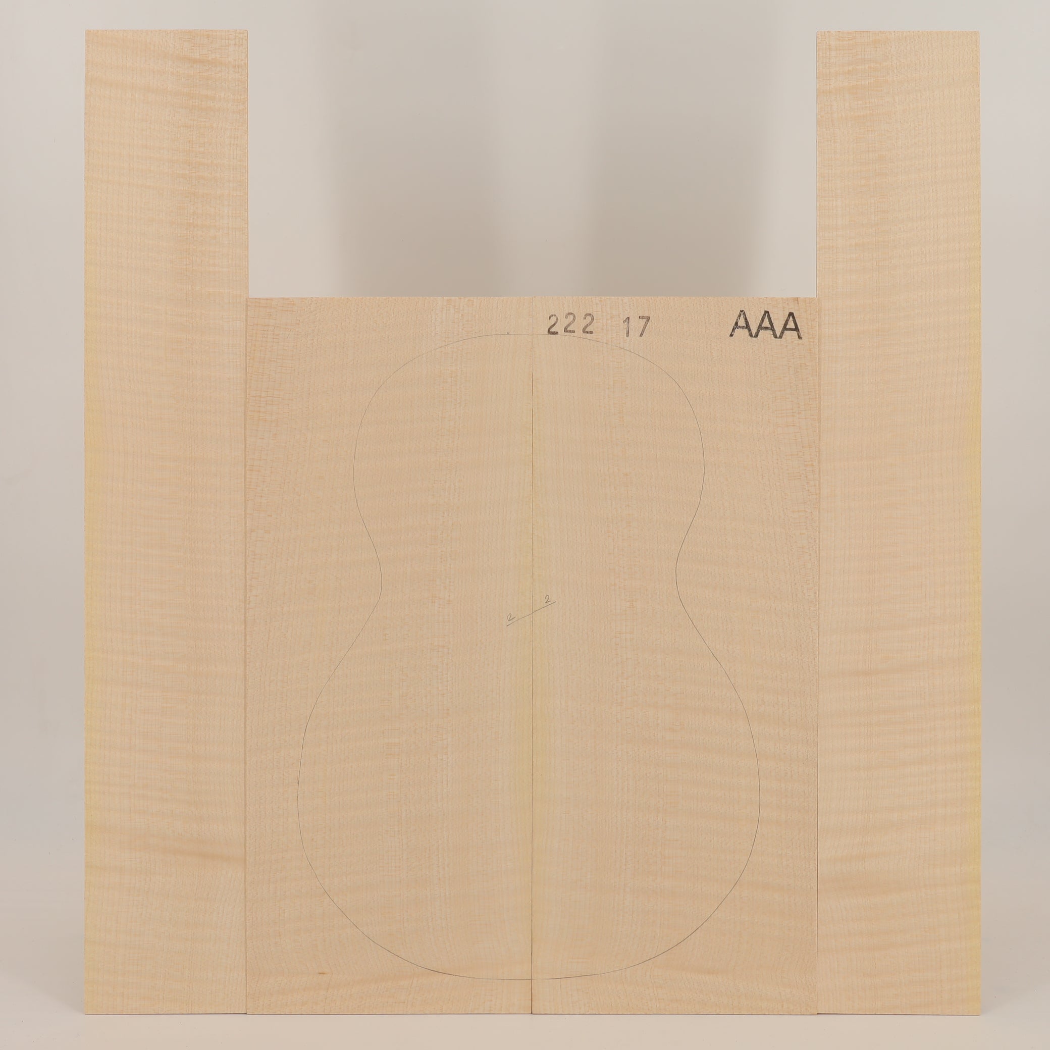 Maple Set (Back/Sides) for Ukulele AAA (no. 2630)