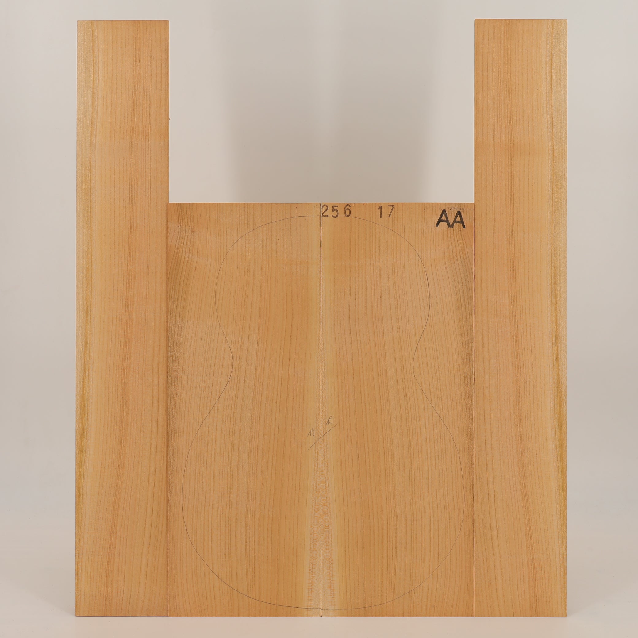Cherry tree Set (Back/Sides) for Ukulele AA (no. 2632)