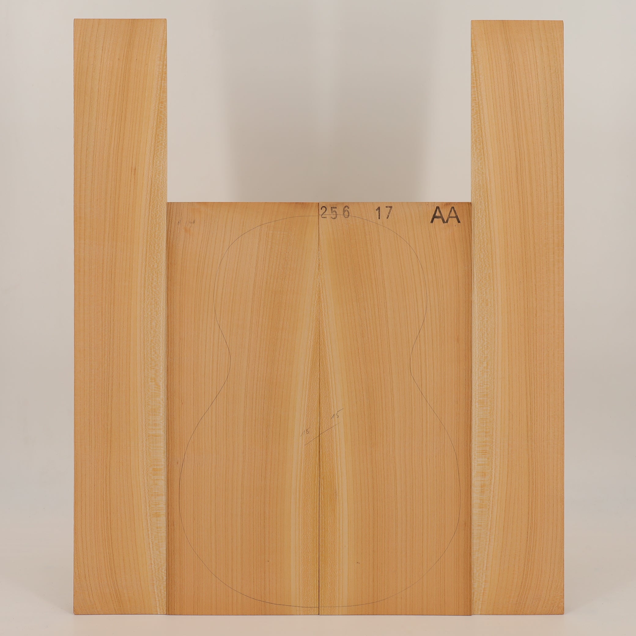 Cherry tree Set (Back/Sides) for Ukulele AA (no. 2633)