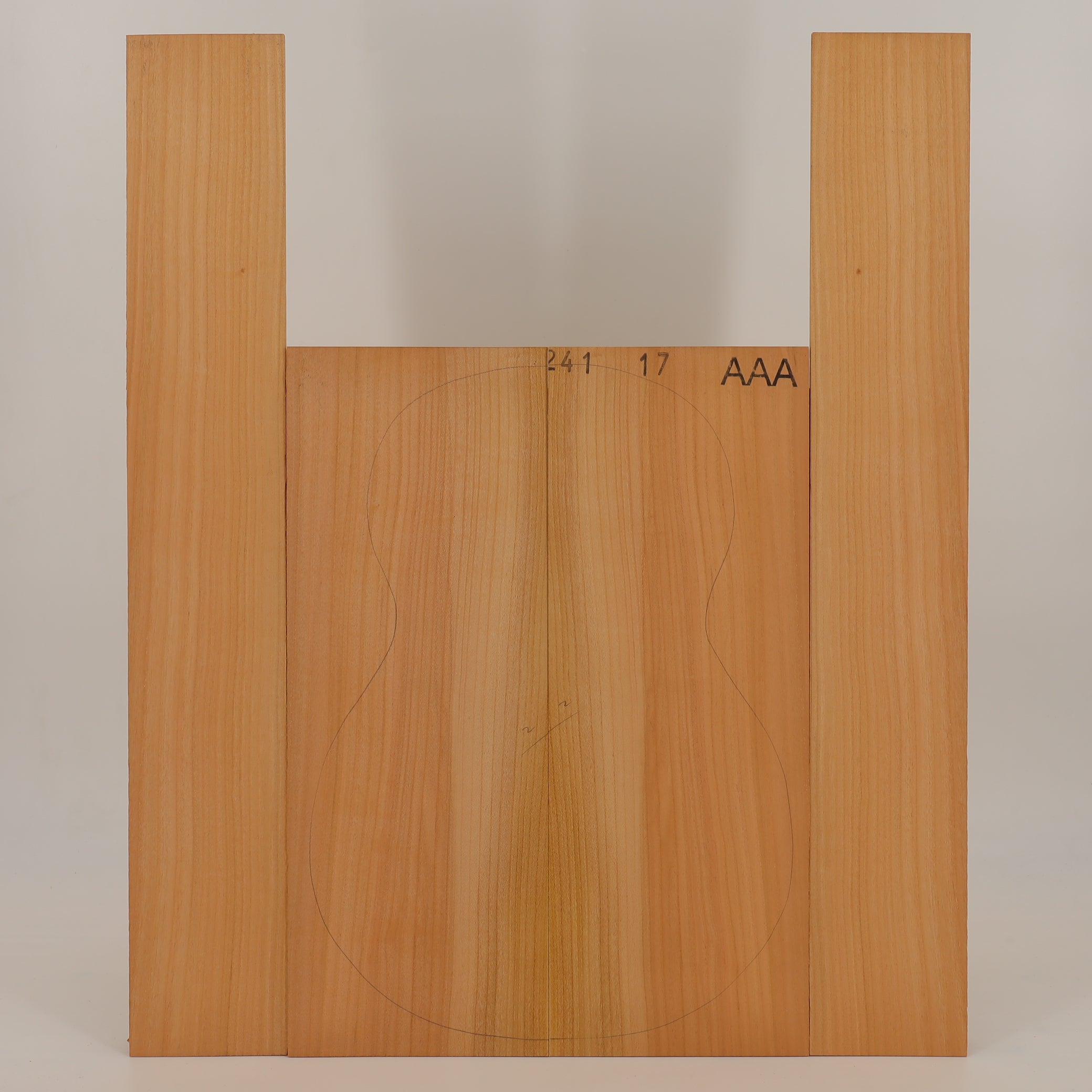 Cherry tree Set (Back/Sides) for Ukulele AAA (no. 2637)