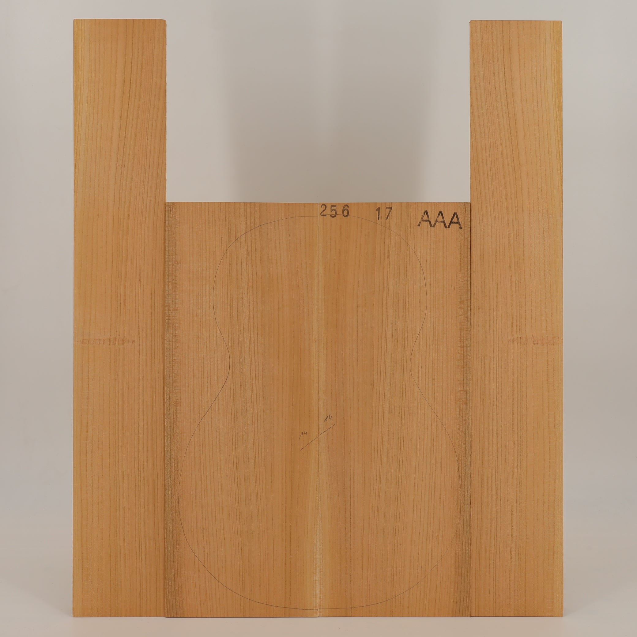 Cherry tree Set (Back/Sides) for Ukulele AAA (no. 2638)