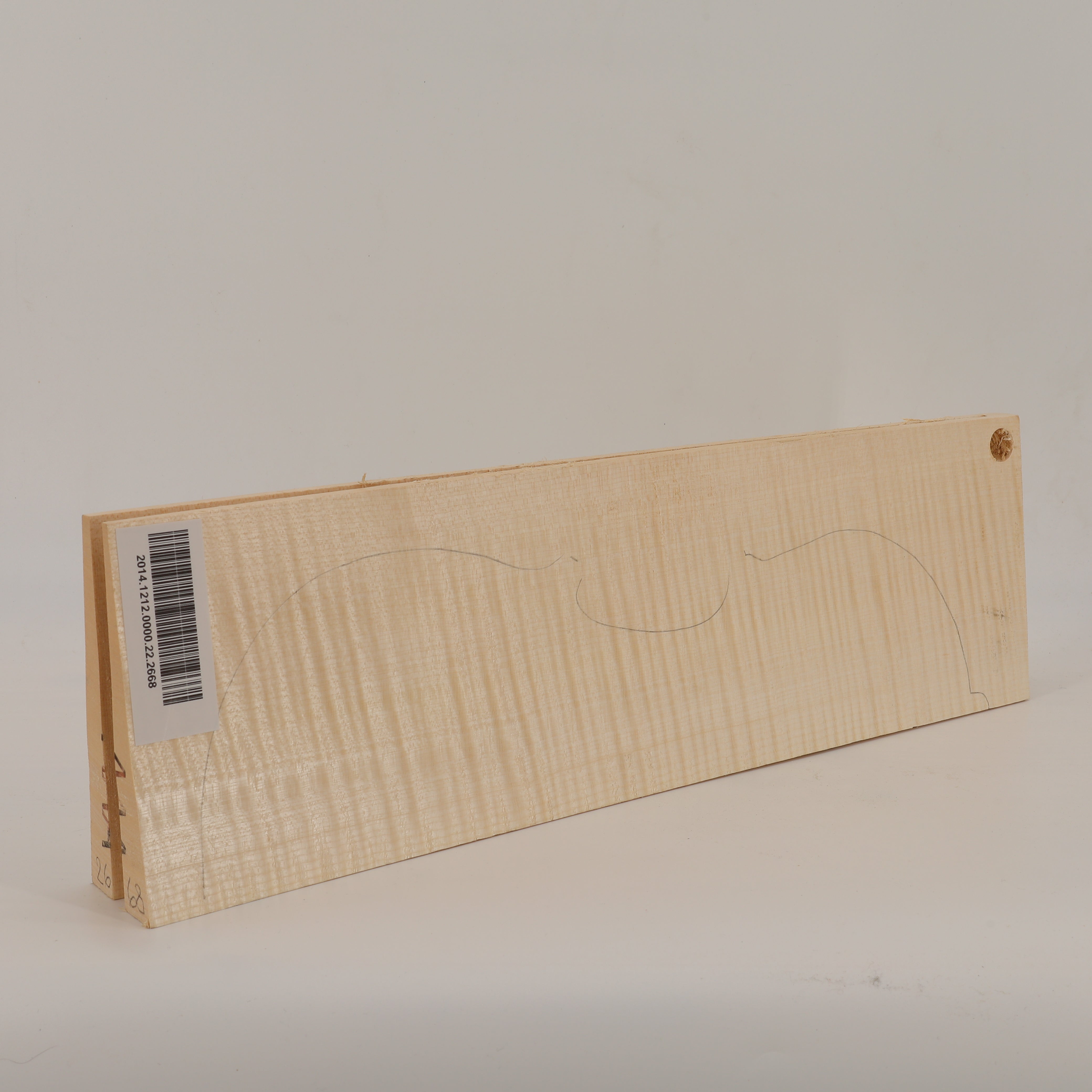 Maple Set (Back/Neck/Sides) for Violin AAA (no. 2668)