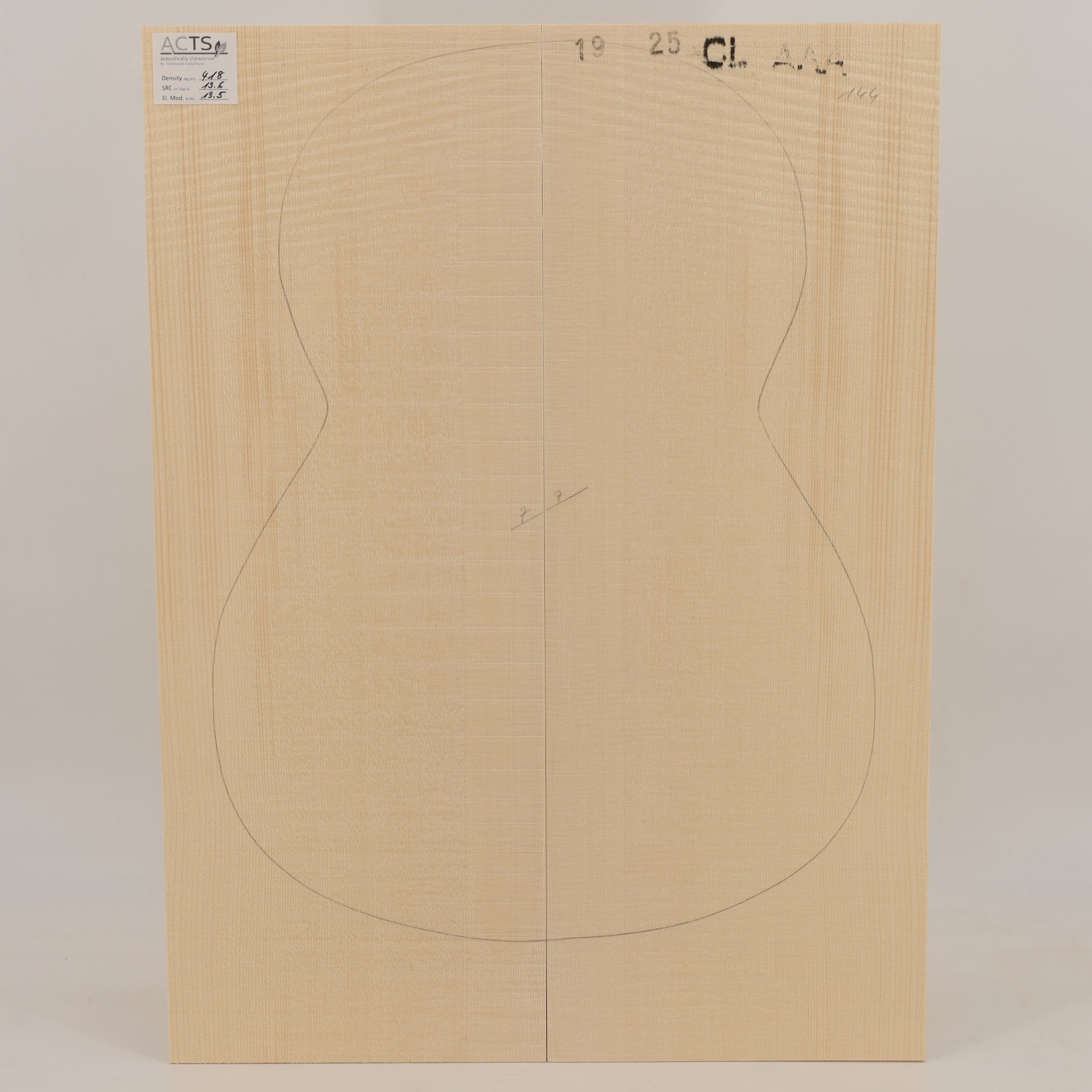 ACTS Spruce Top for Classical Guitar AAA (no. 2755)