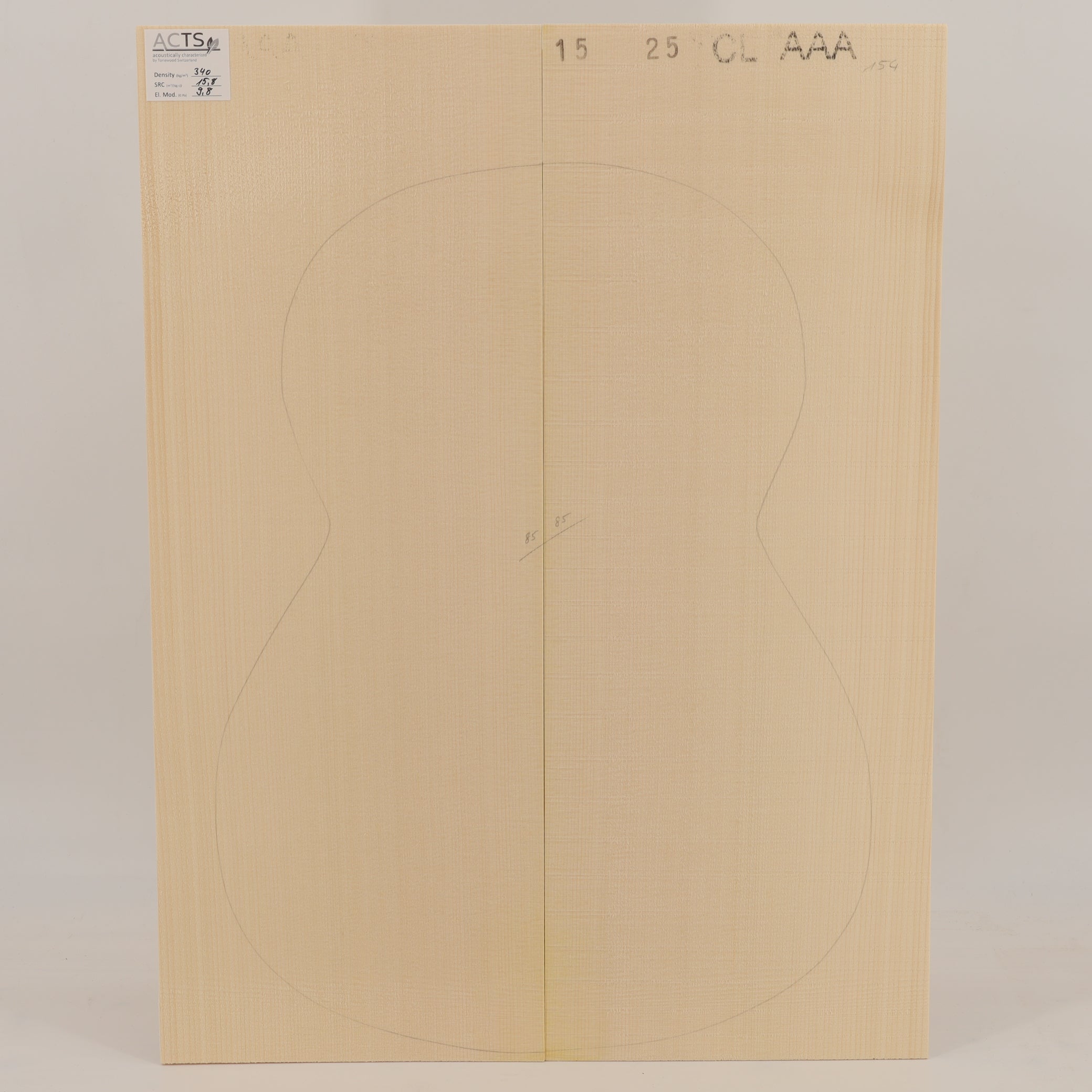 ACTS Spruce Top for Classical Guitar AAA (no. 2774)