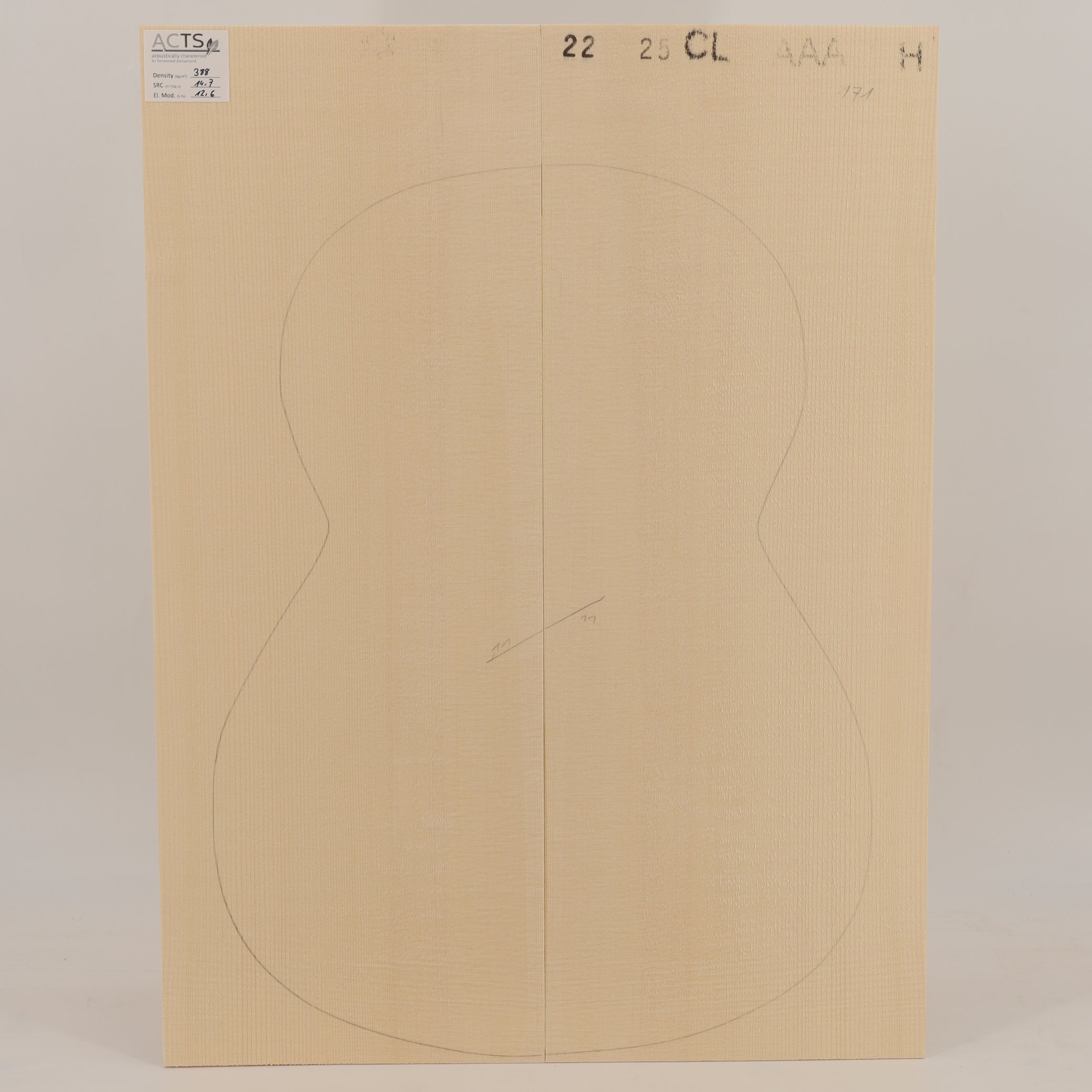 ACTS Spruce Top for Classical Guitar AAA (no. 2790)