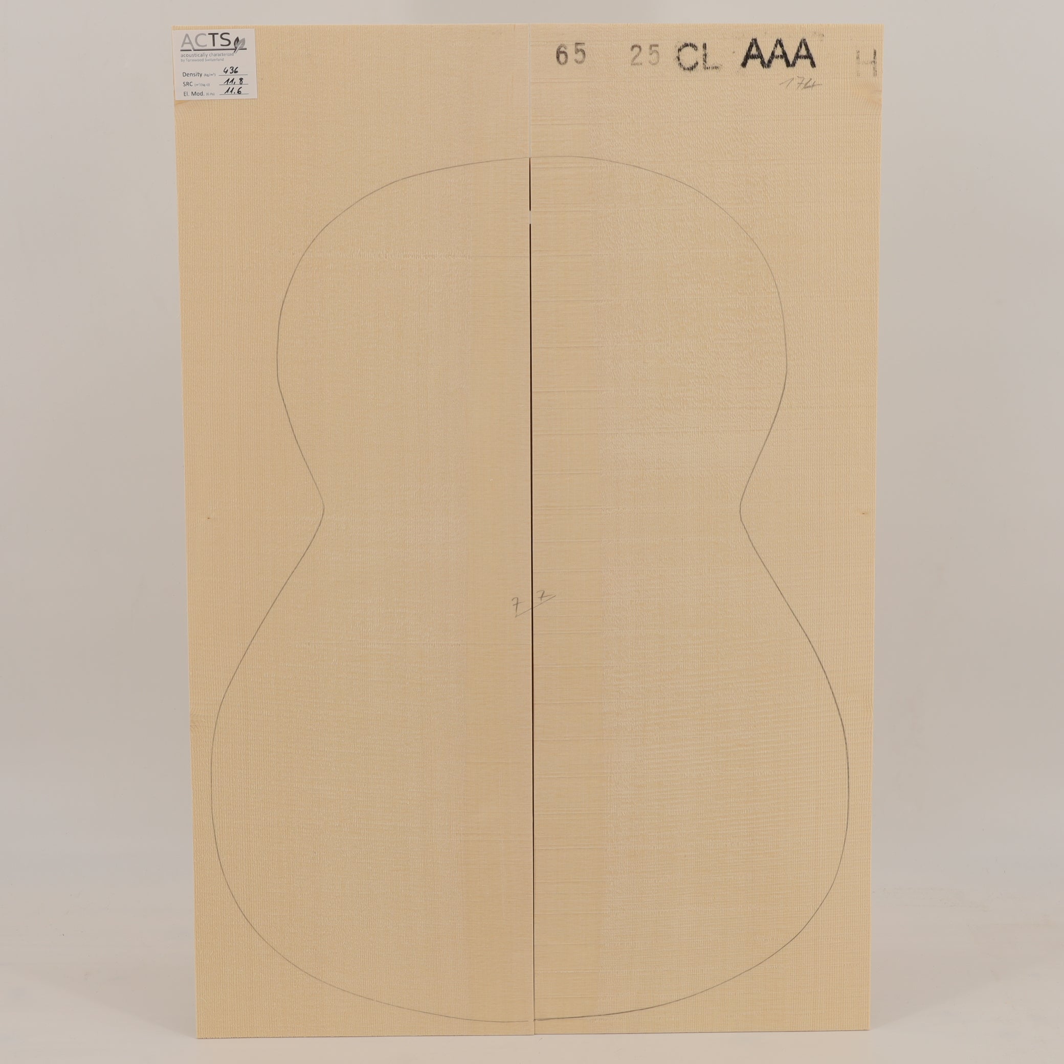 ACTS Spruce Top for Classical Guitar AAA (no. 2792)