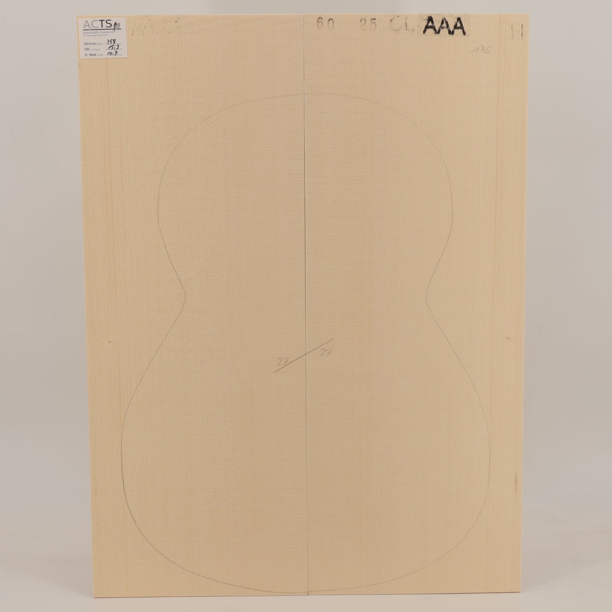 ACTS Spruce Top for Classical Guitar AAA (no. 2794)
