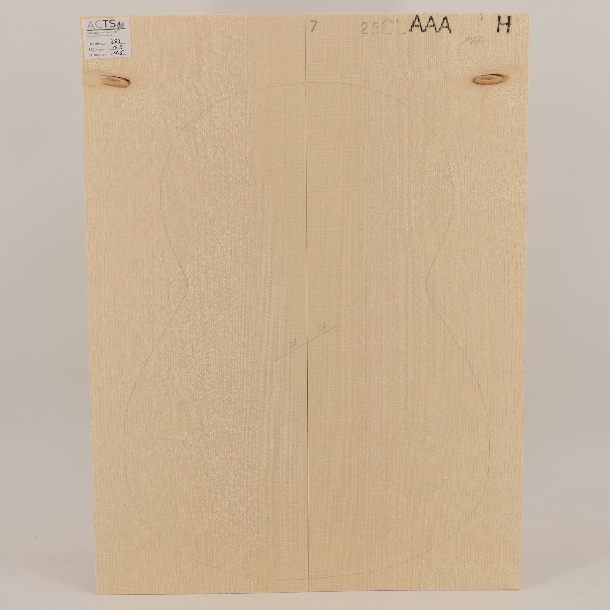 ACTS Spruce Top for Classical Guitar AAA (no. 2805)