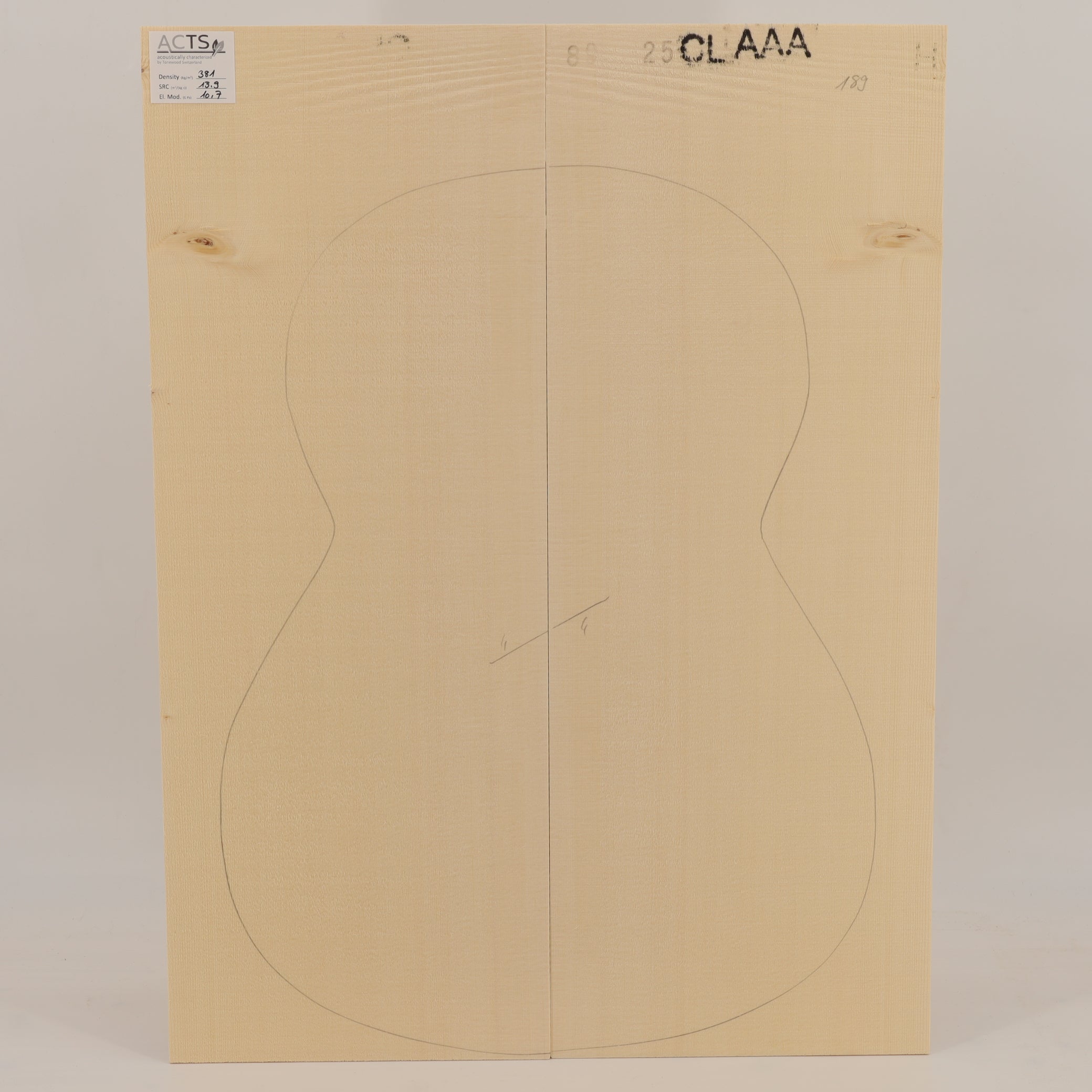 ACTS Spruce Top for Classical Guitar AAA (no. 2807)