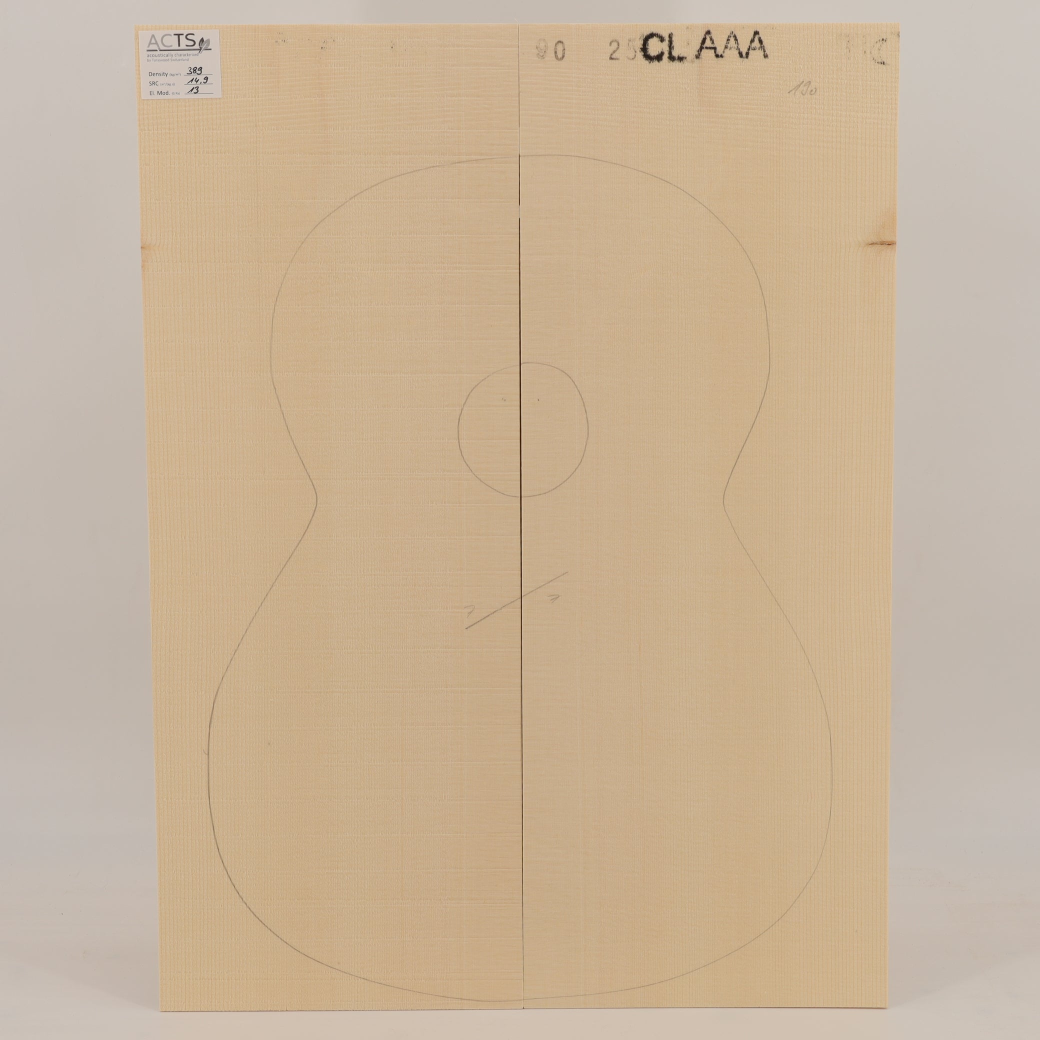 ACTS Spruce Top for Classical Guitar AAA (no. 2808)