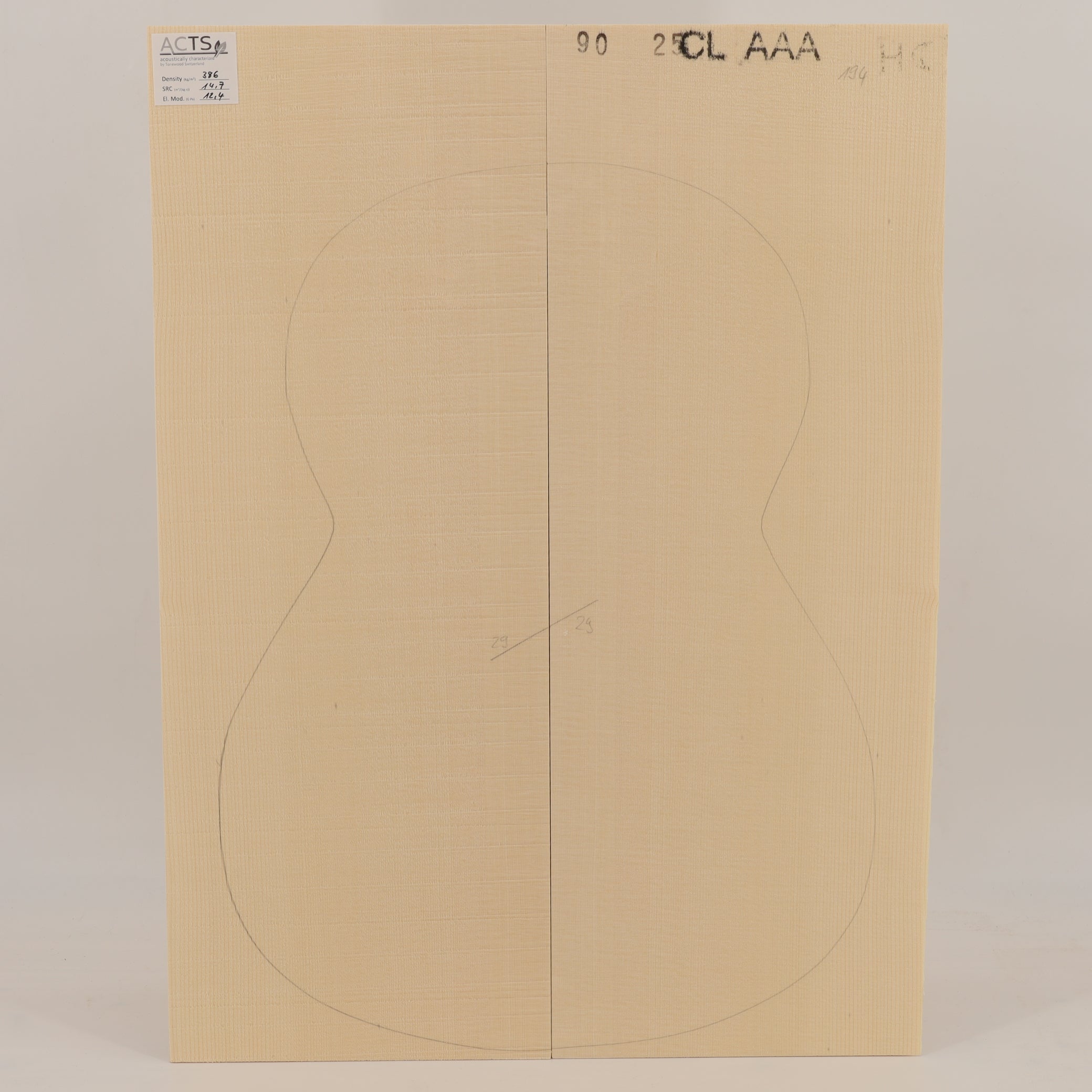 ACTS Spruce Top for Classical Guitar AAA (no. 2812)