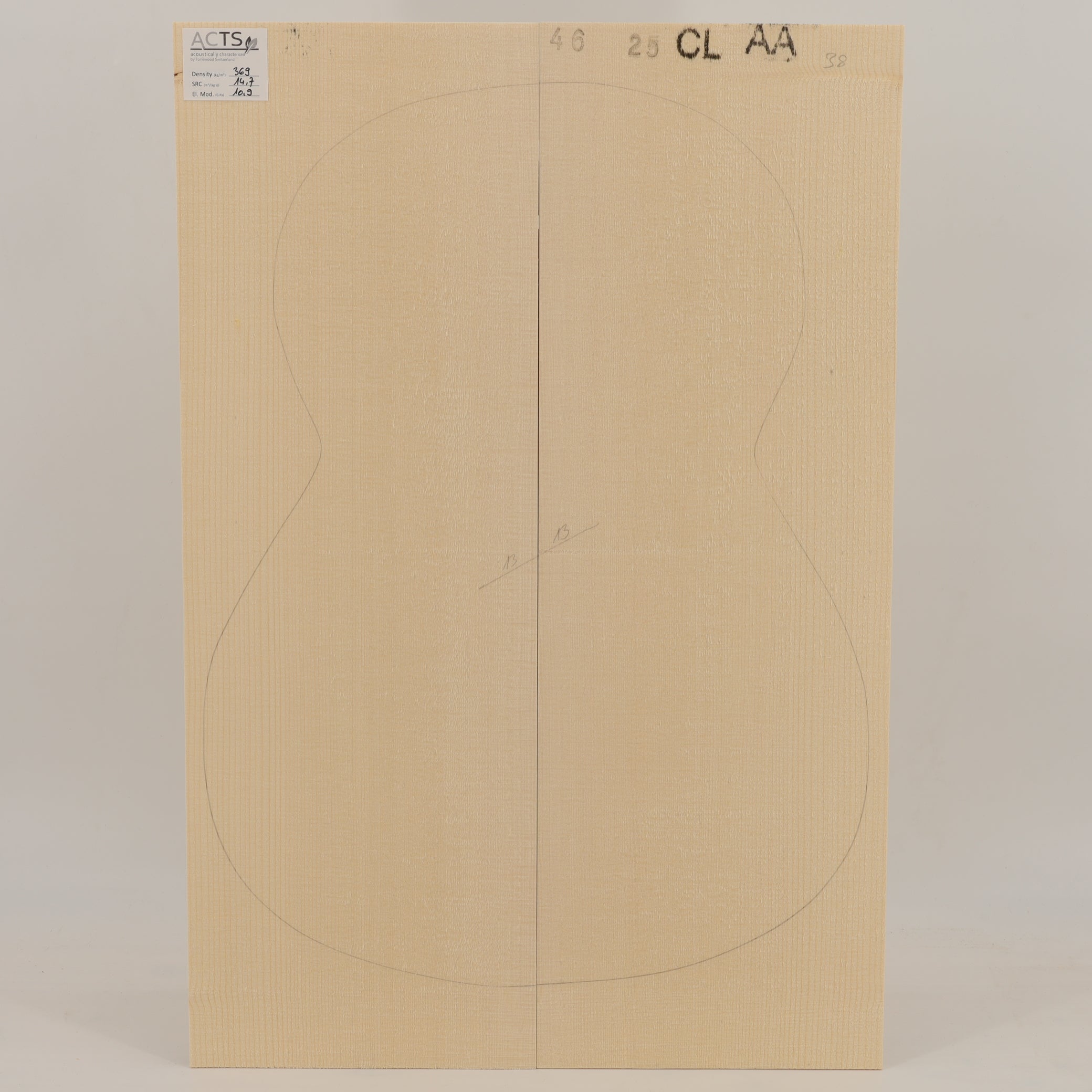 ACTS Spruce Top for Classical Guitar AA (no. 2820)