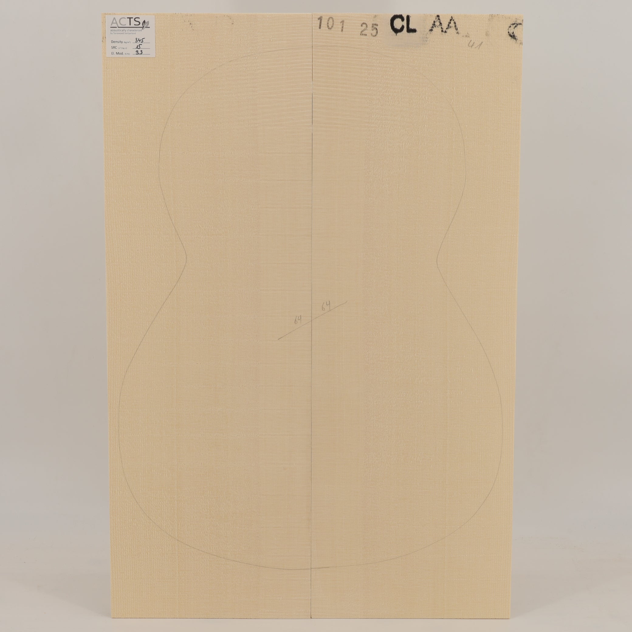 ACTS Spruce Top for Classical Guitar AA (no. 2823)
