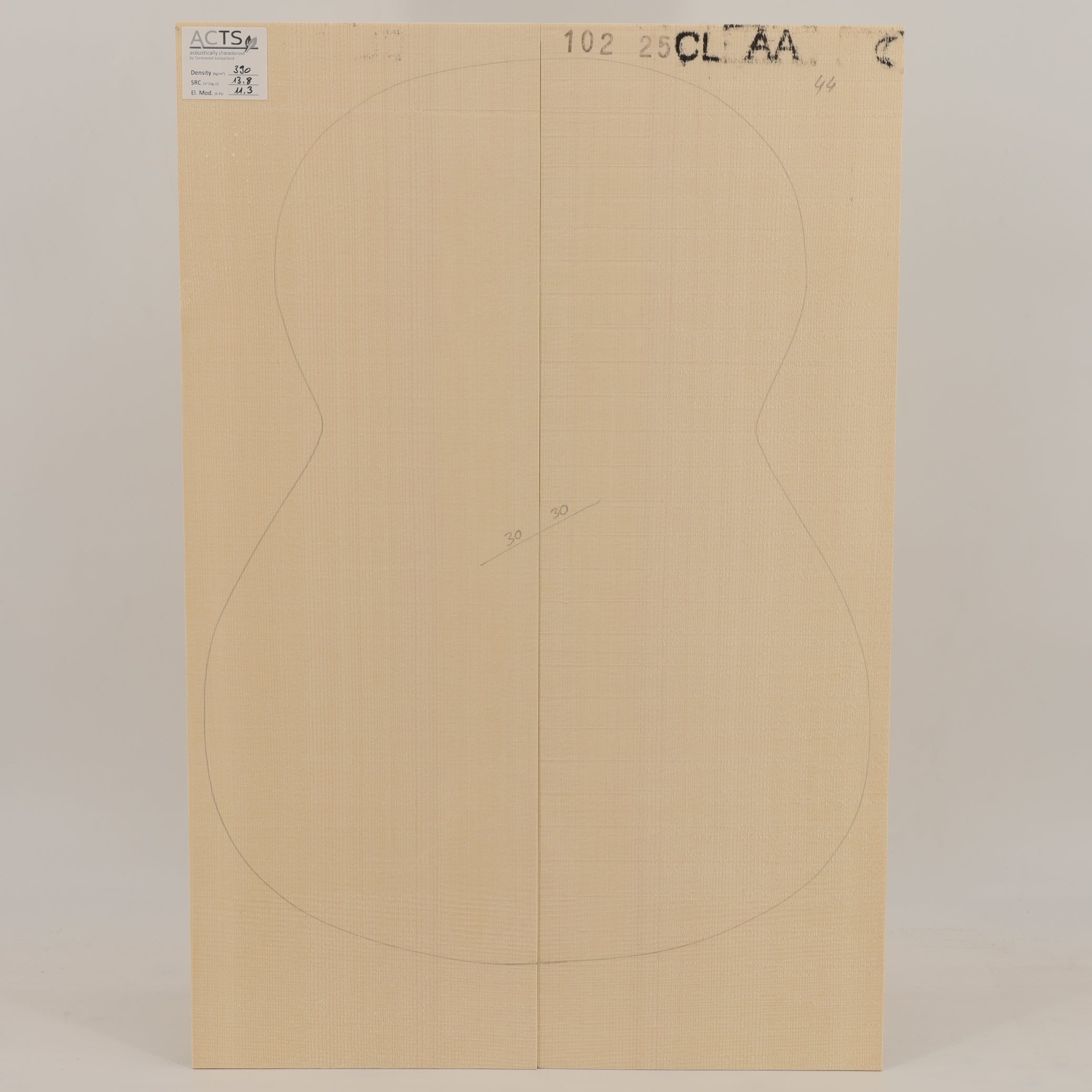 ACTS Spruce Top for Classical Guitar AA (no. 2826)