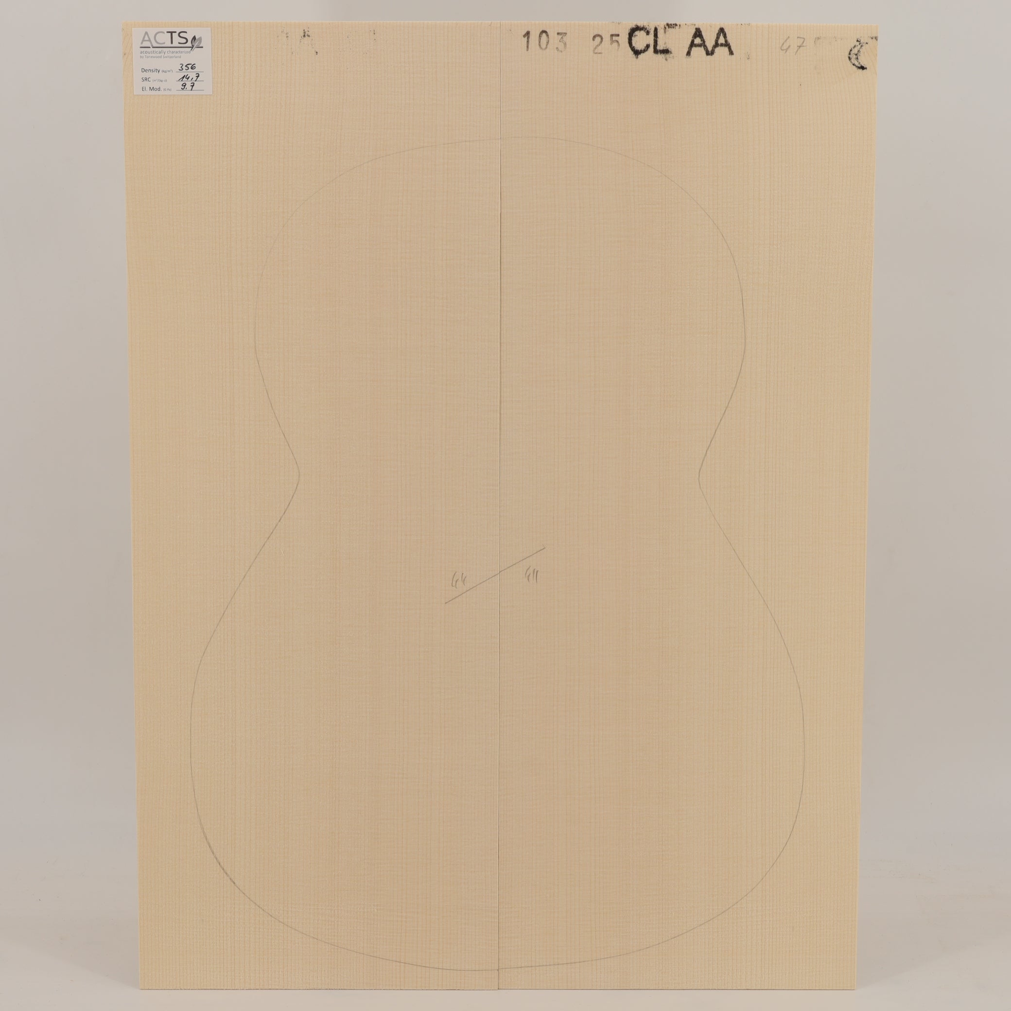 ACTS Spruce Top for Classical Guitar AA (no. 2829)