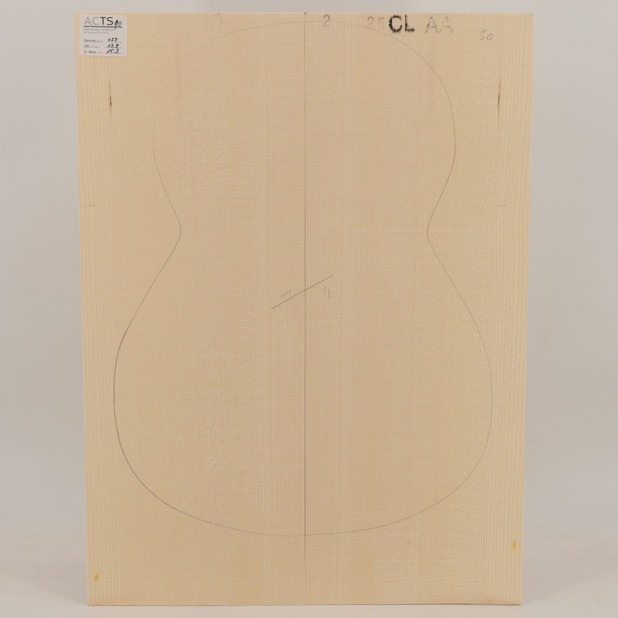 ACTS Spruce Top for Classical Guitar AA (no. 2832)