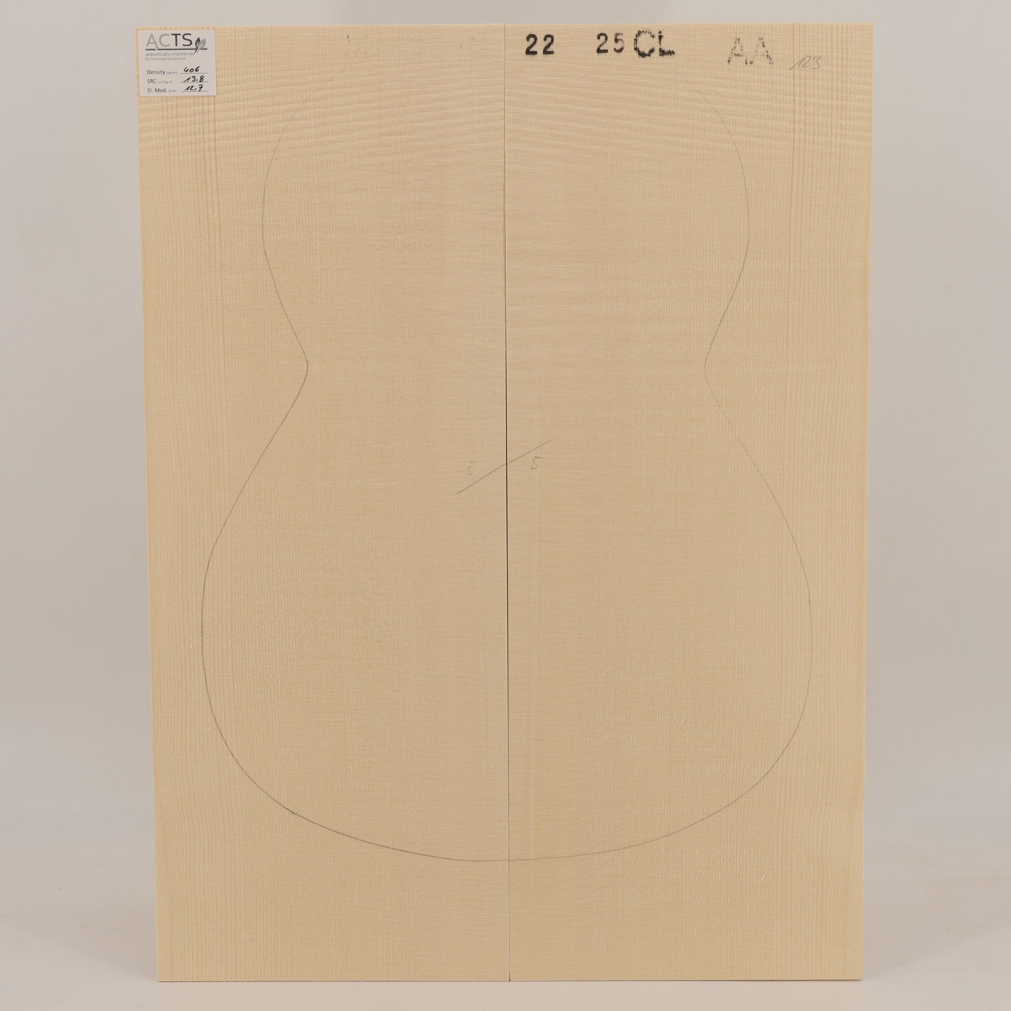 ACTS Spruce Top for Classical Guitar AA (no. 2842)