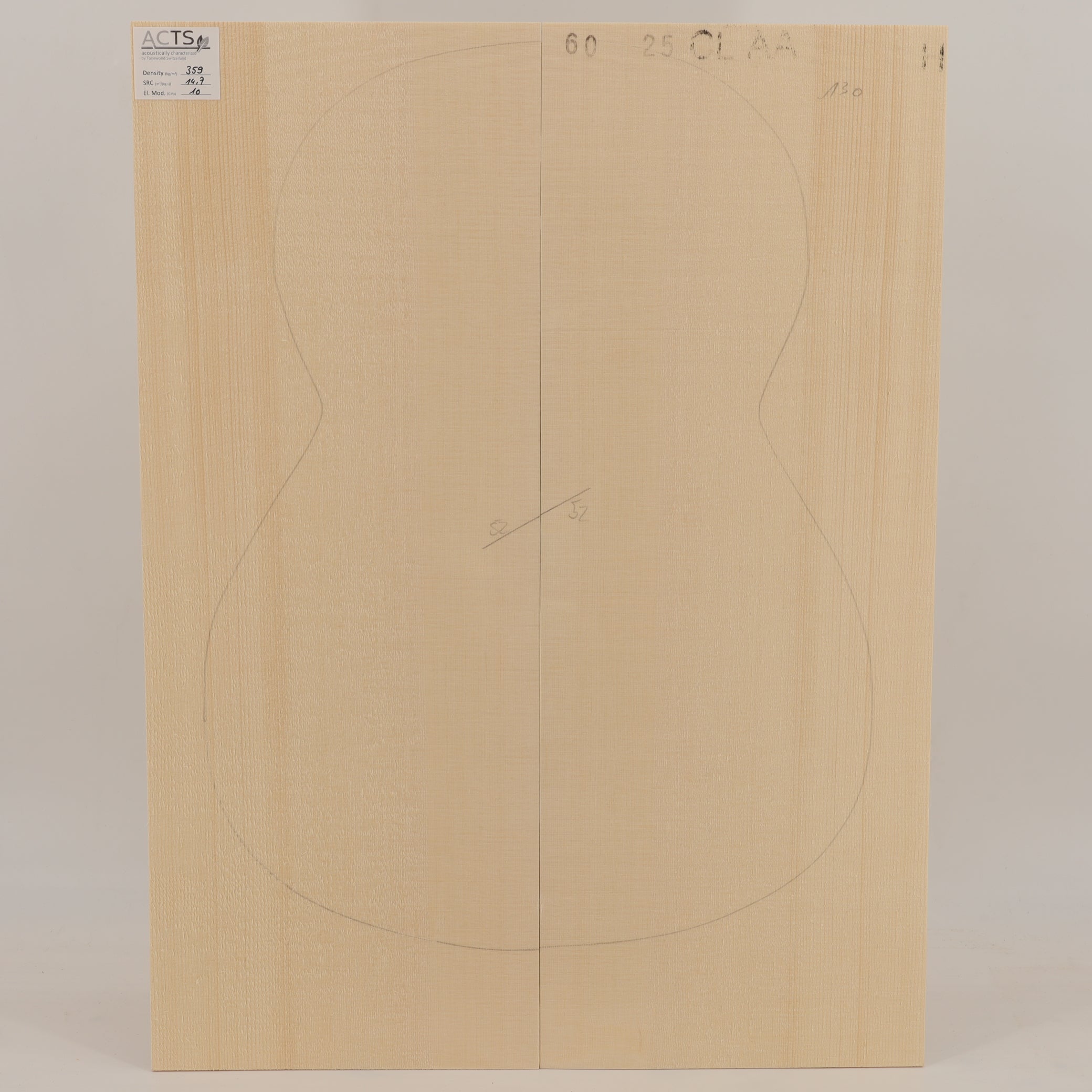 ACTS Spruce Top for Classical Guitar AA (no. 2850)
