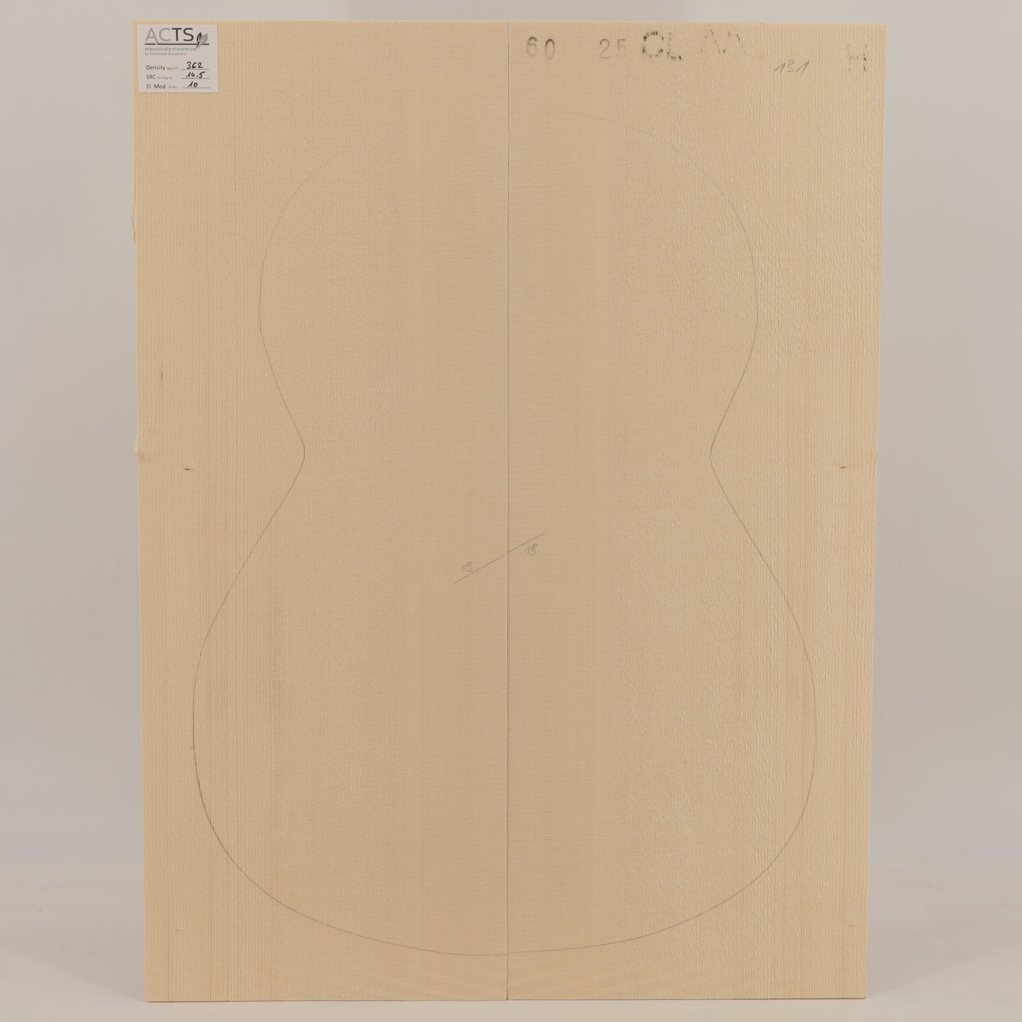 ACTS Spruce Top for Classical Guitar AA (no. 2851)