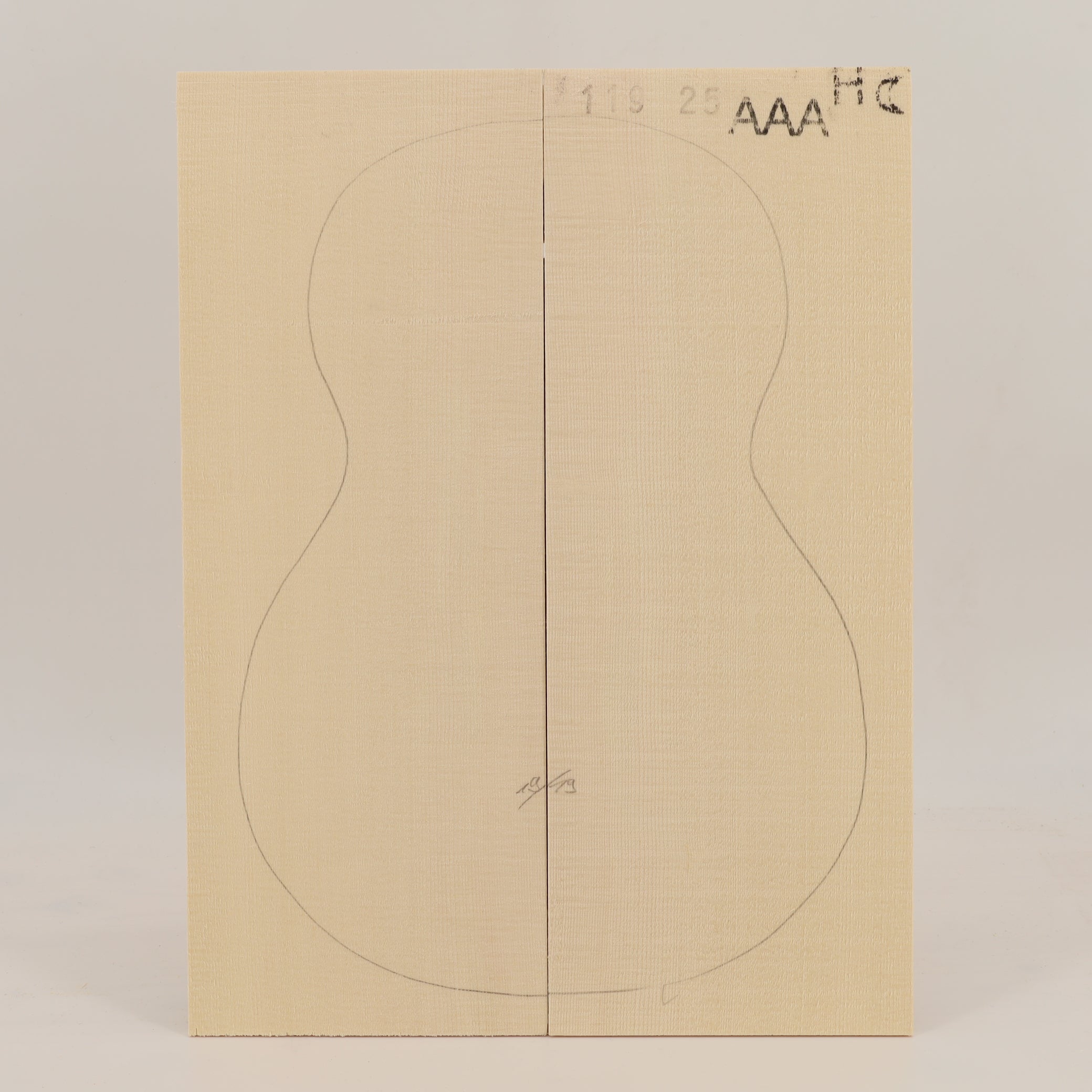Fichtendecke für Ukulele AAA (Nr. 2863)