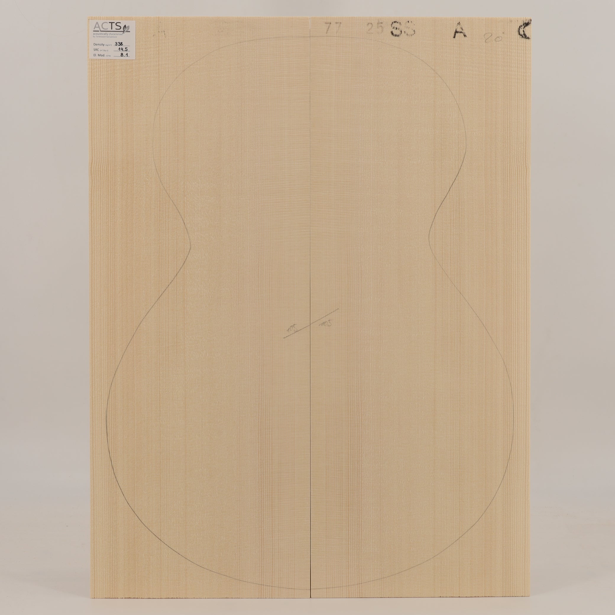 ACTS Spruce Top for Steelstring Guitar A (no. 2891)
