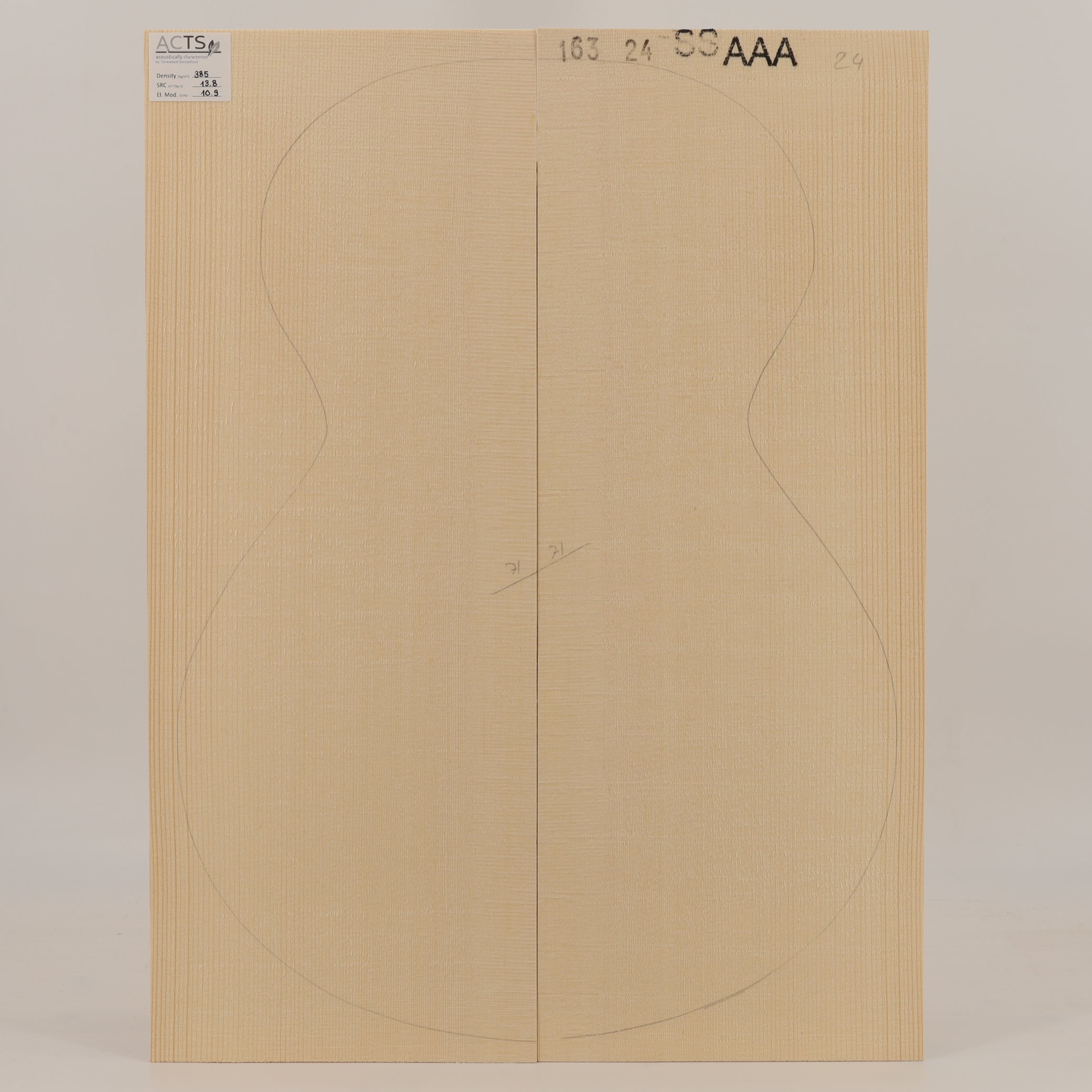 ACTS Spruce Top for Steelstring Guitar AAA (no. 2895)