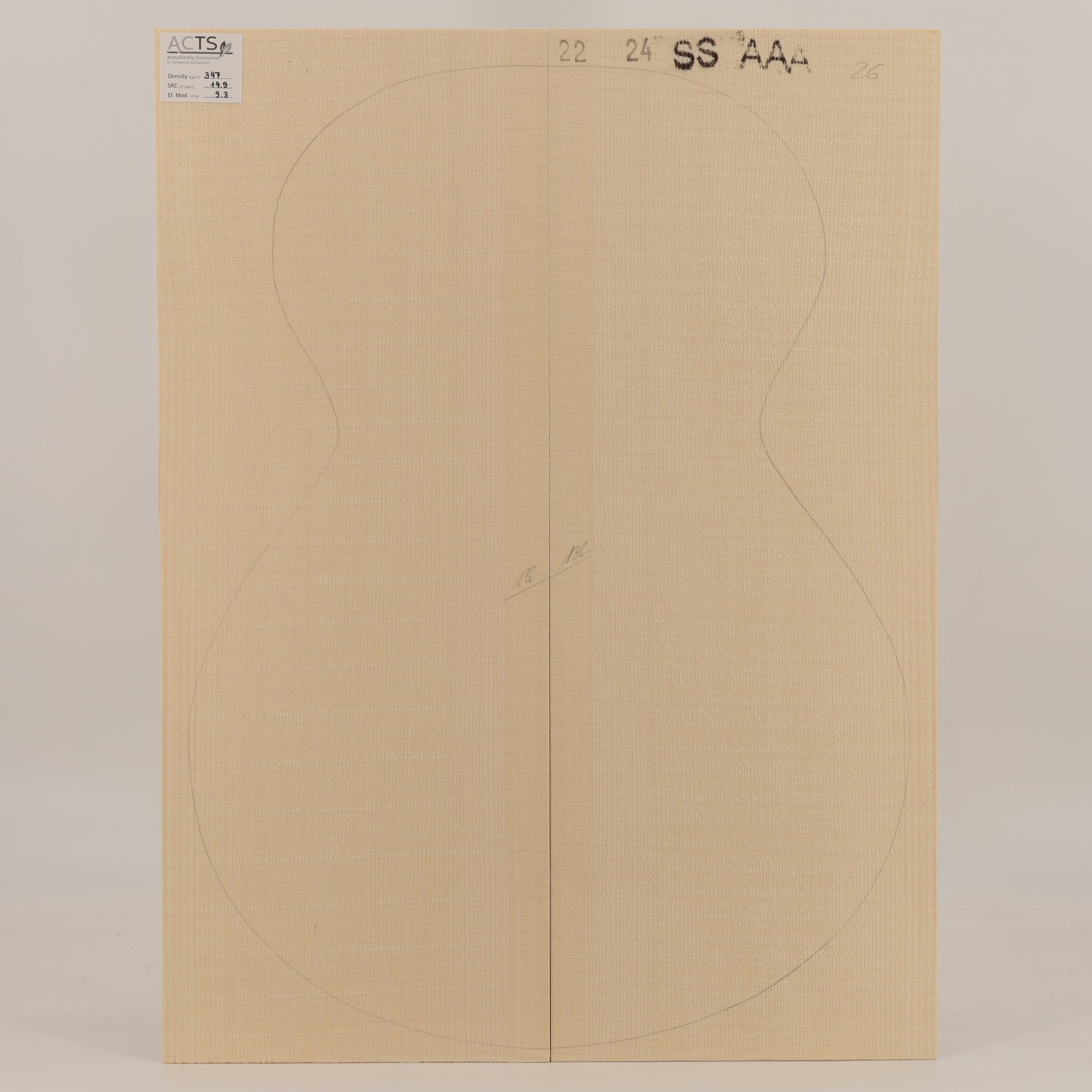 ACTS Spruce Top for Steelstring Guitar AAA (no. 2897)