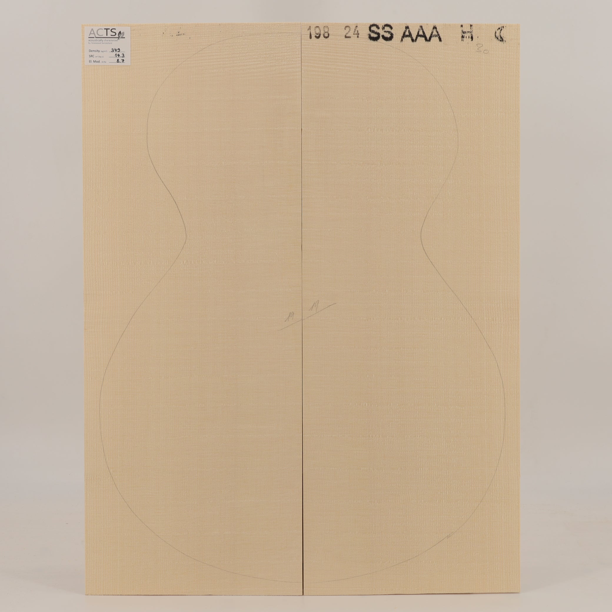 ACTS Spruce Top for Steelstring Guitar AAA (no. 2901)