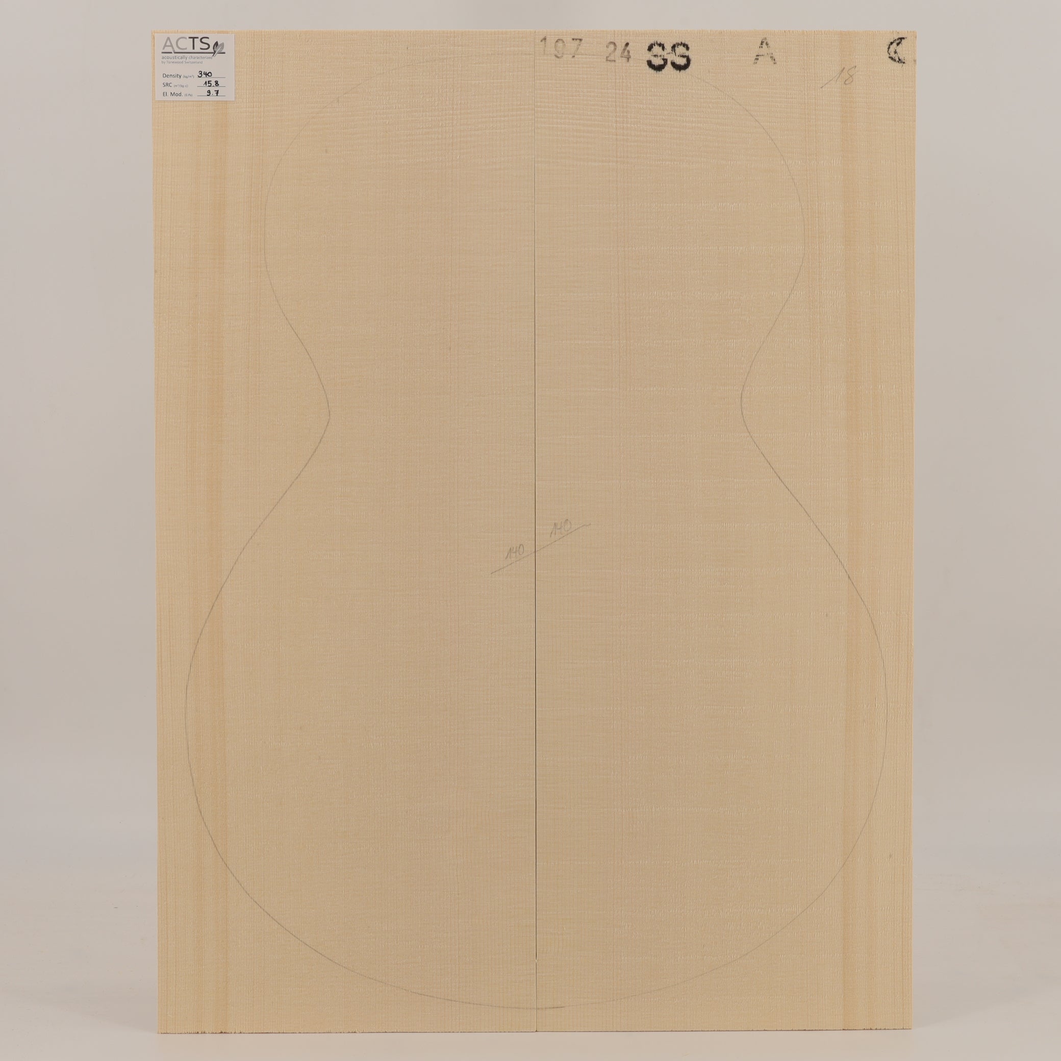 ACTS Spruce Top for Steelstring Guitar A (no. 2903)