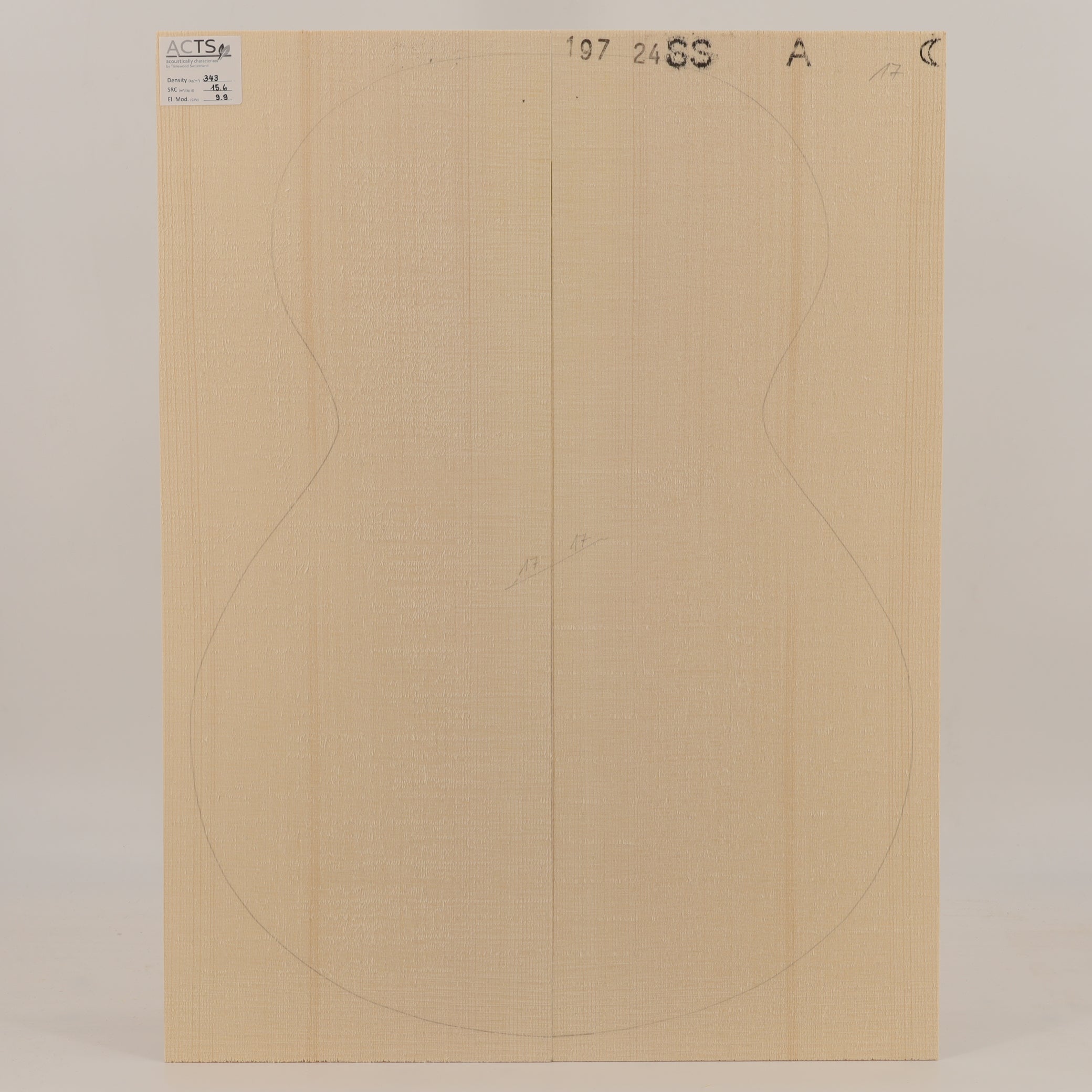 ACTS Spruce Top for Steelstring Guitar A (no. 2904)