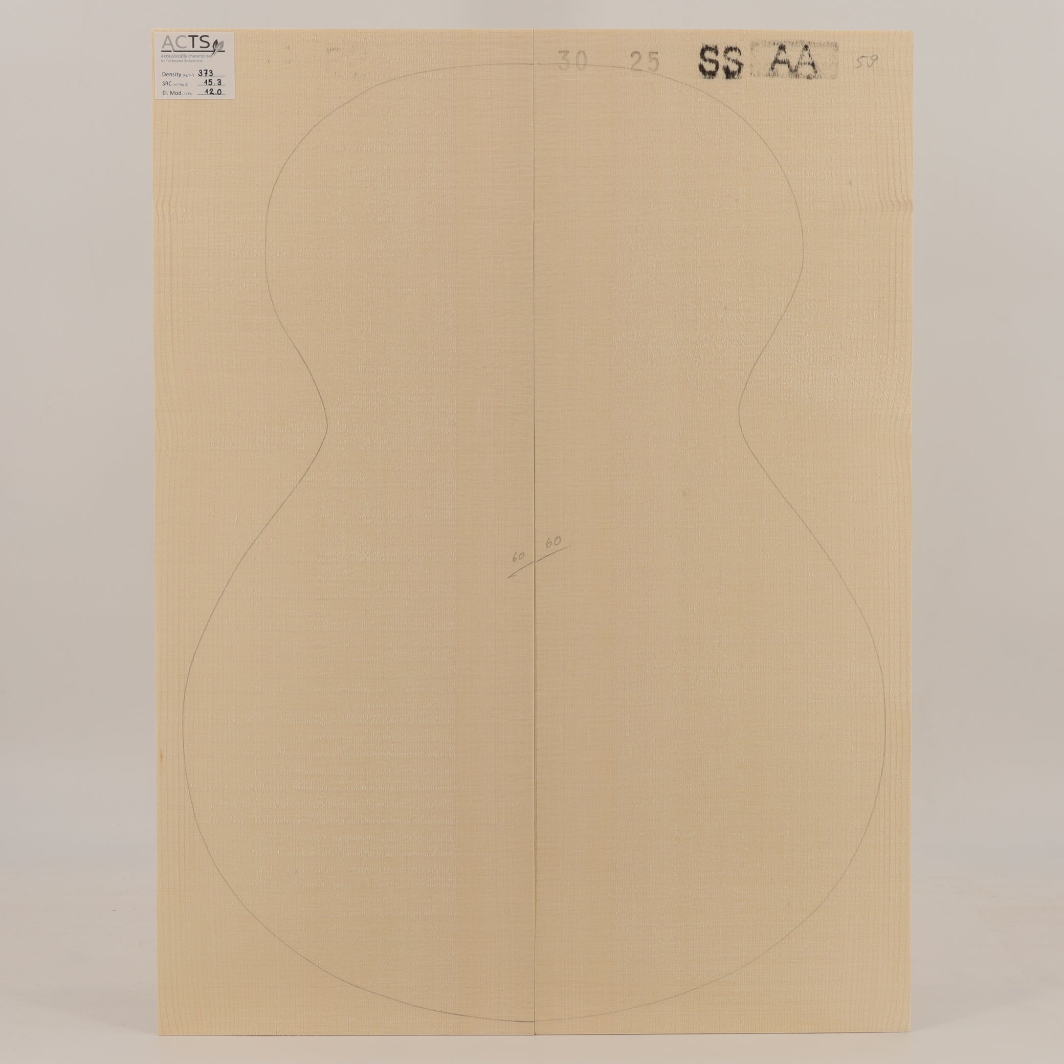ACTS Spruce Top for Steelstring Guitar AA (no. 2917)