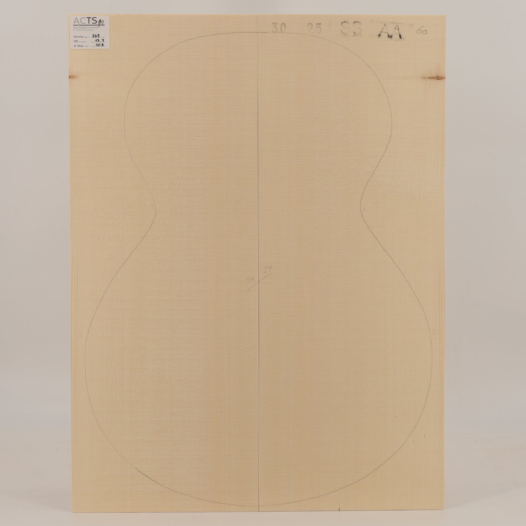 ACTS Spruce Top for Steelstring Guitar AA (no. 2918)