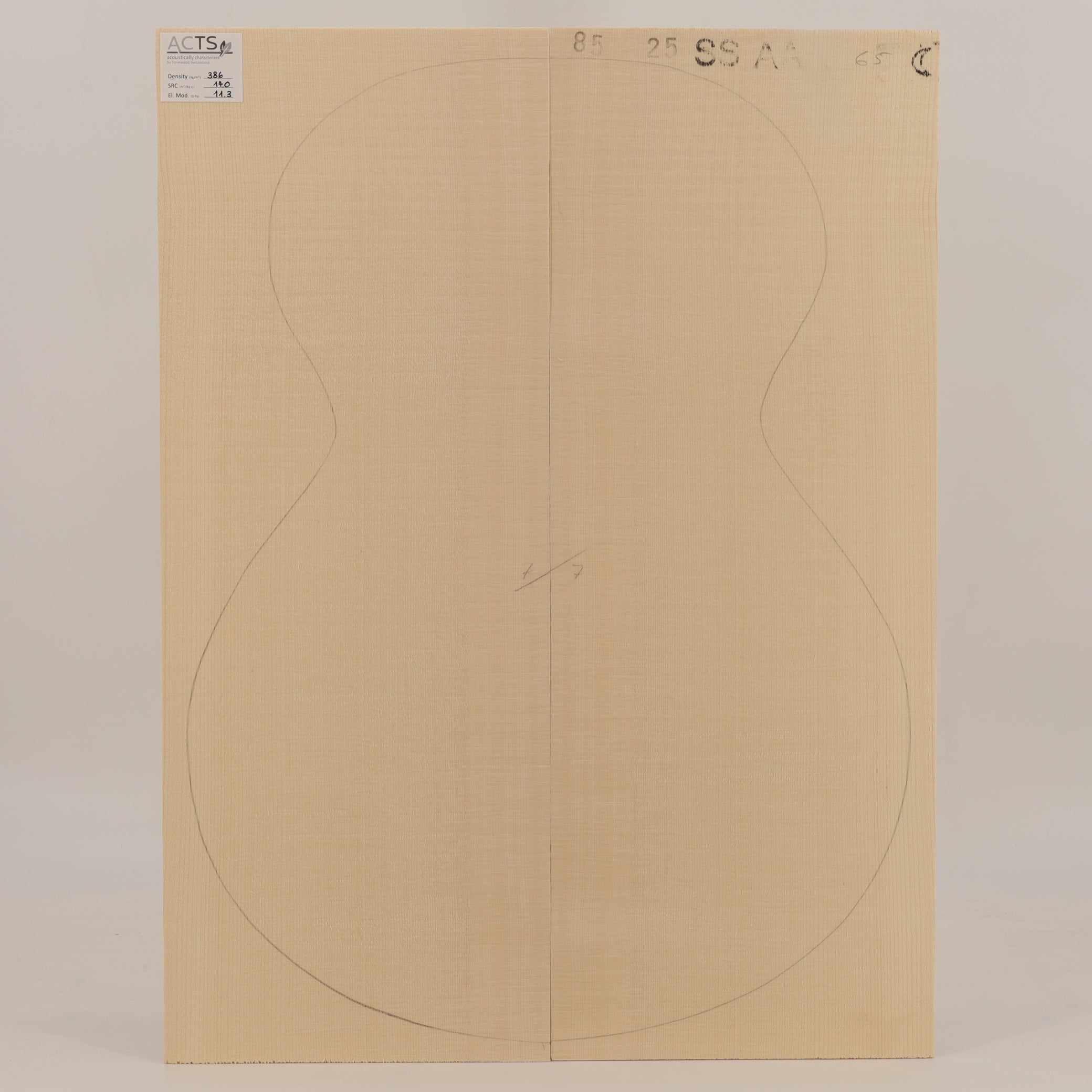 ACTS Spruce Top for Steelstring Guitar AA (no. 2923)