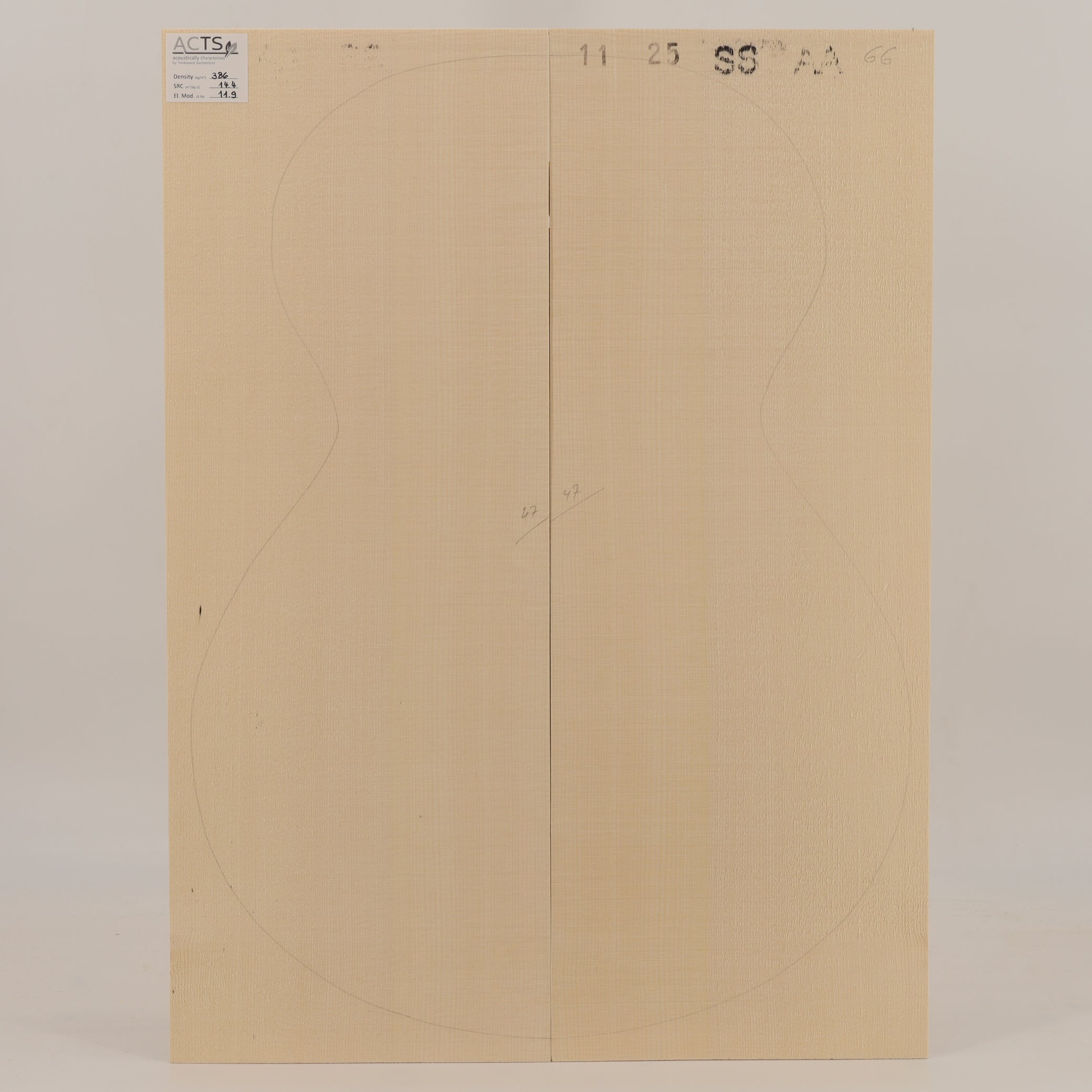 ACTS Spruce Top for Steelstring Guitar AA (no. 2924)