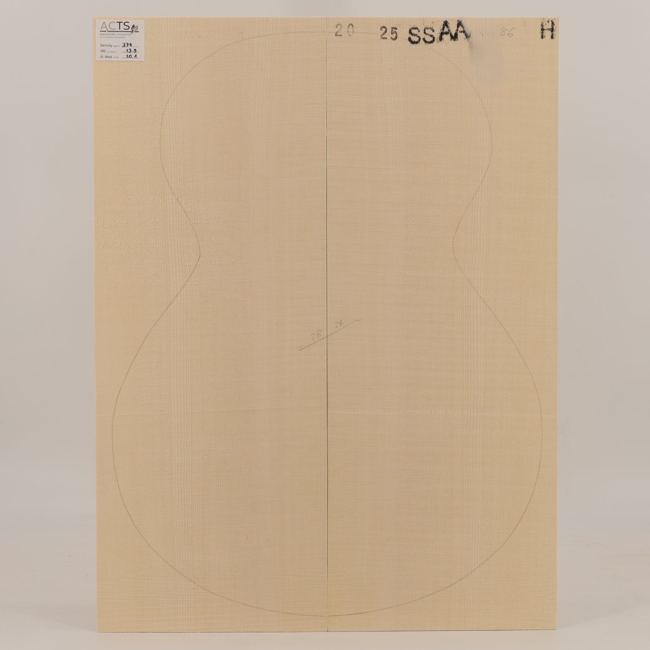 ACTS Spruce Top for Steelstring Guitar AA (no. 2944)