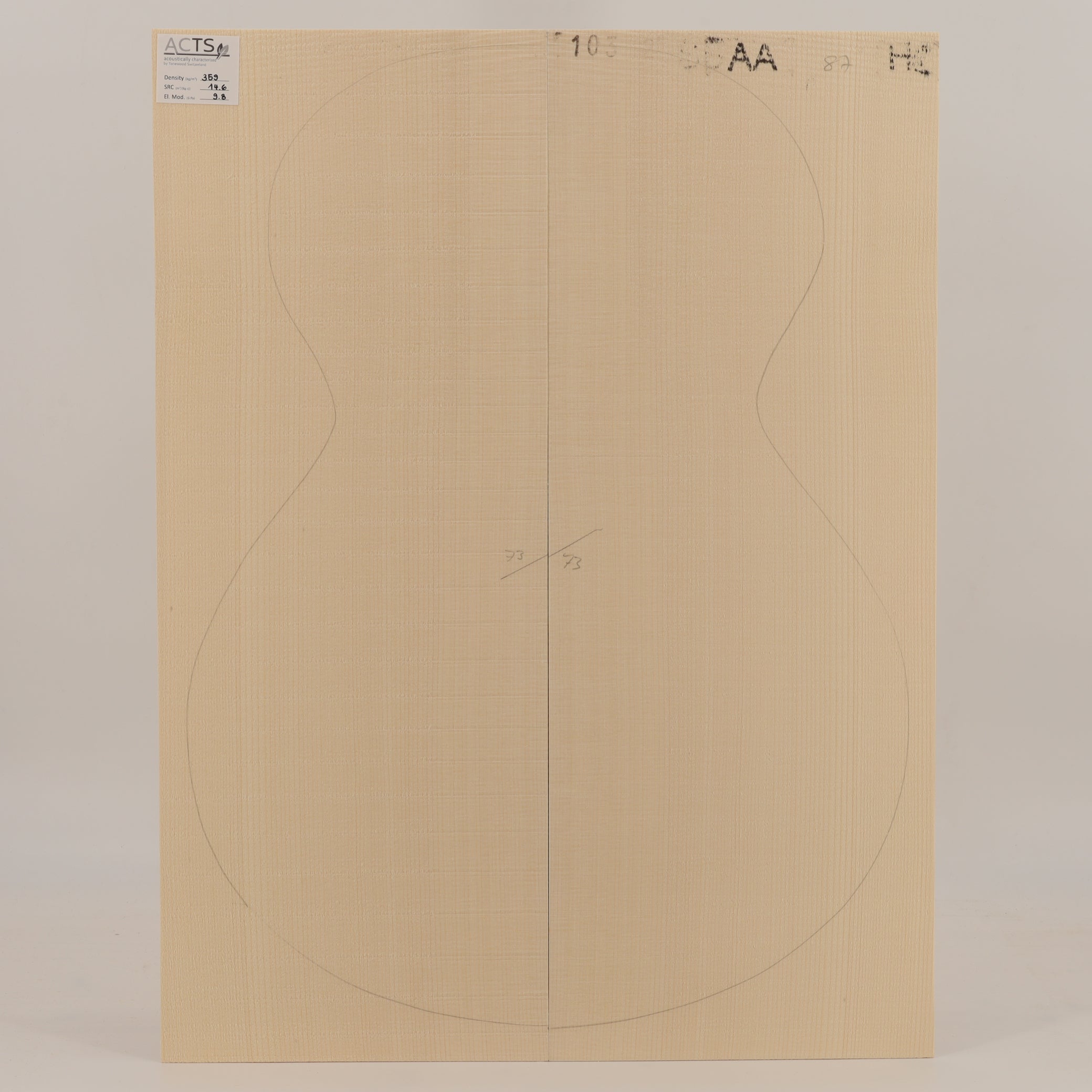 ACTS Spruce Top for Steelstring Guitar AA (no. 2945)