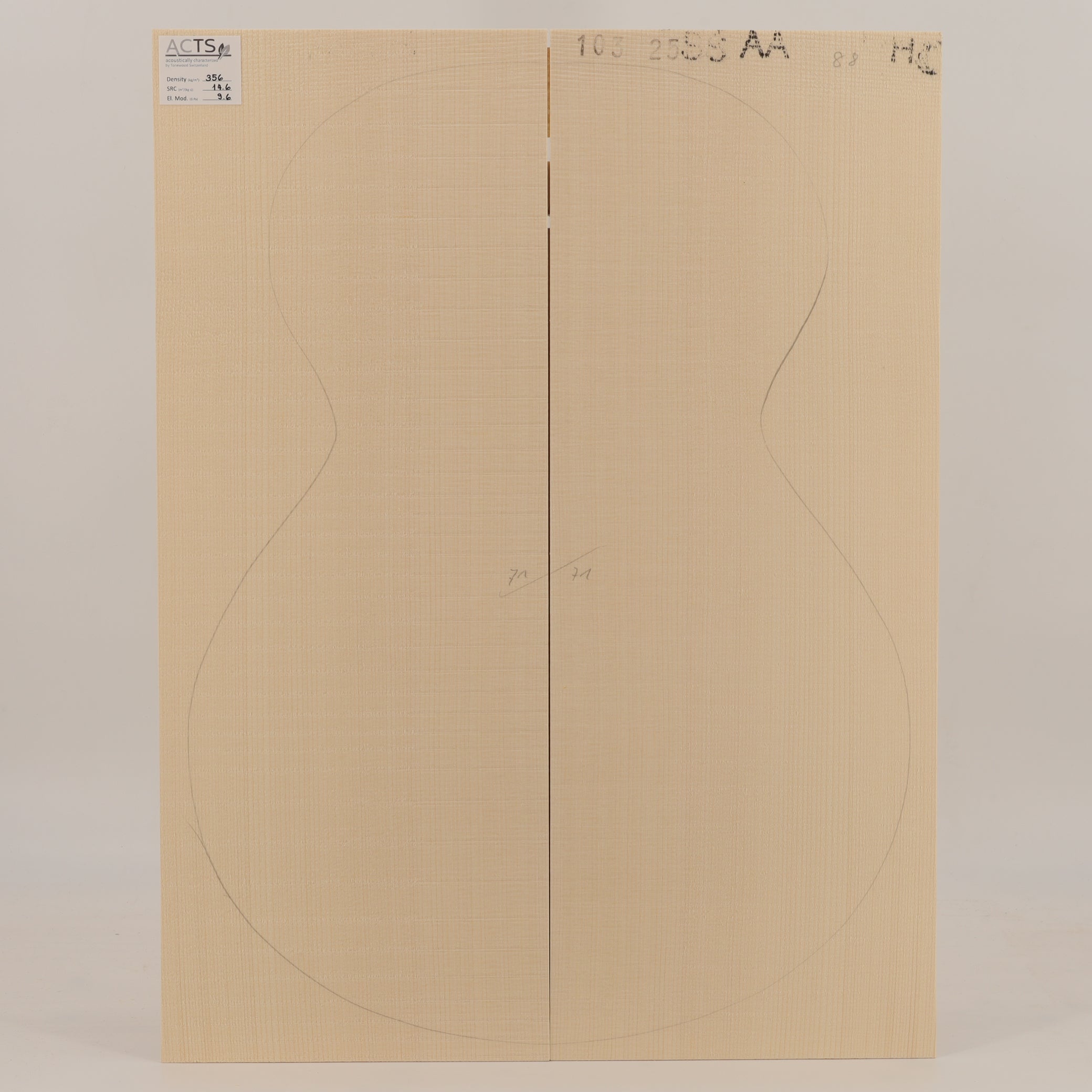 ACTS Spruce Top for Steelstring Guitar AA (no. 2946)
