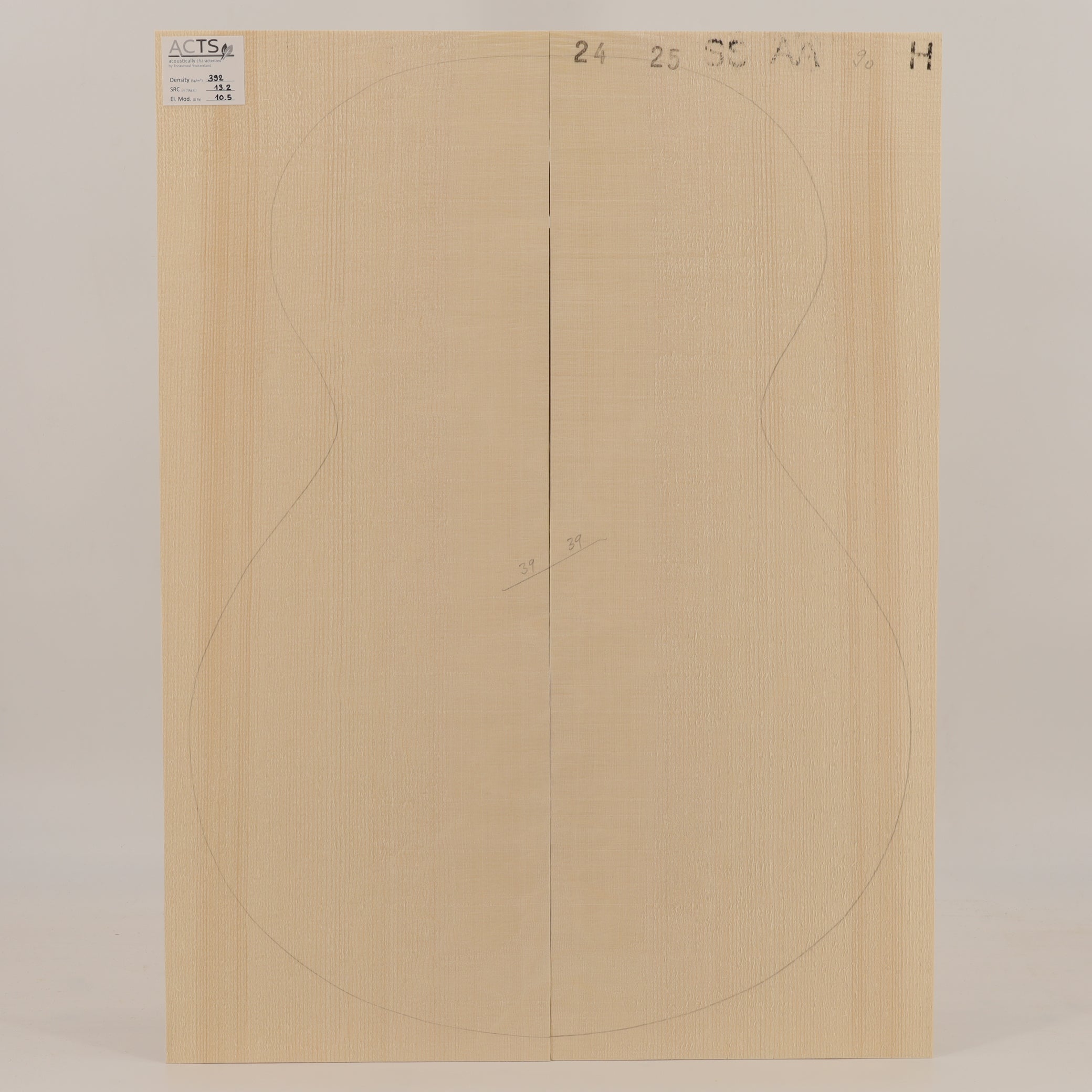 ACTS Spruce Top for Steelstring Guitar AA (no. 2948)