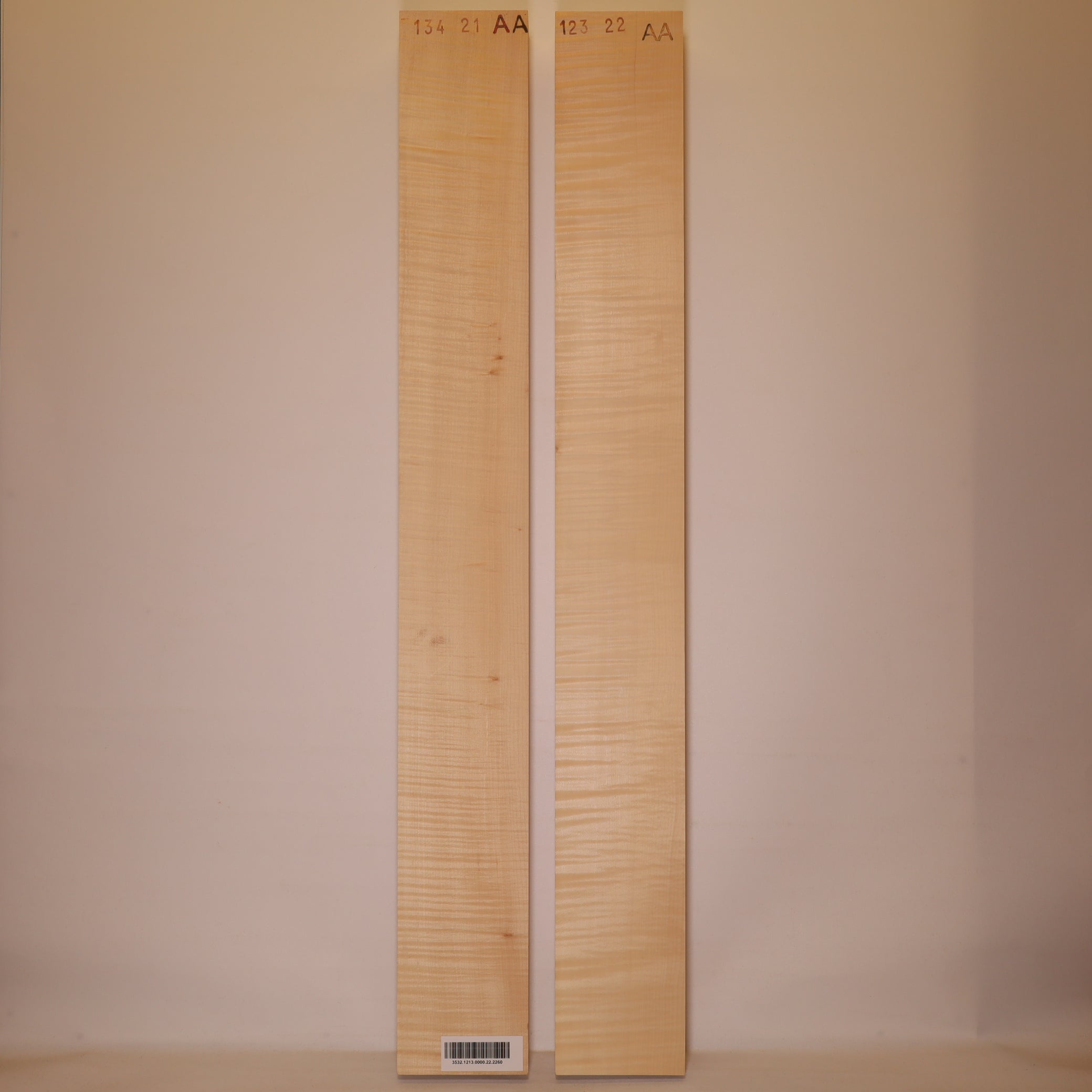 2er Packung - Ahorn Hälse 900x100x50 mm AA - mit Knospen (Nr. 2260)