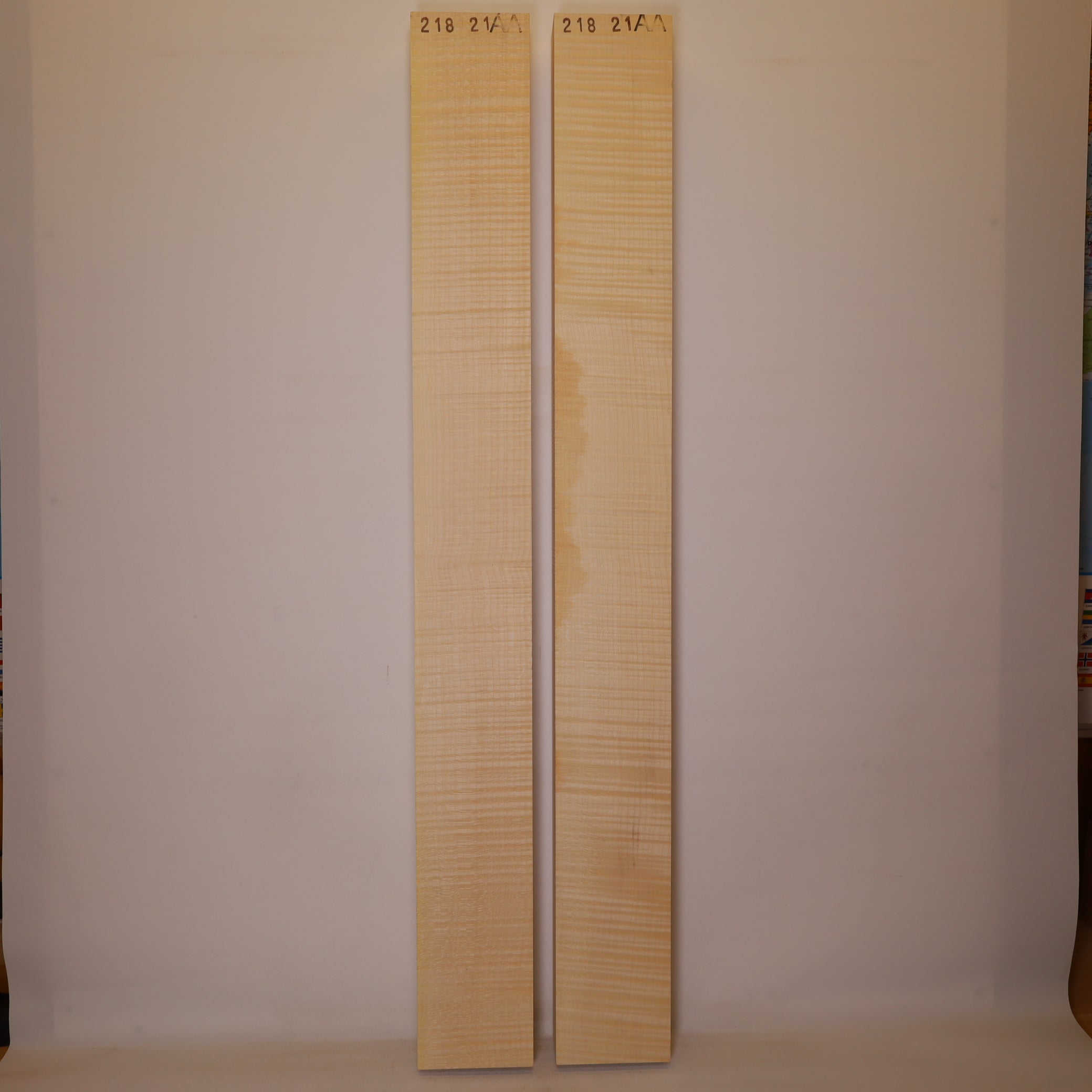 Pack of 2 Maple Necks 900x100x50 mm AA - with buds (no. 1002)