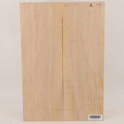 Maple Carved Top 2-piece for Electric Guitar A (no. 3005)