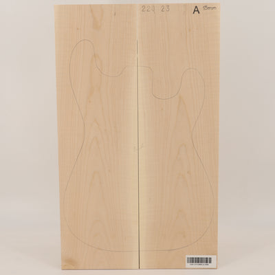 Ahorn Carved Top 2-teilig für E-Gitarre A (Nr. 3006)