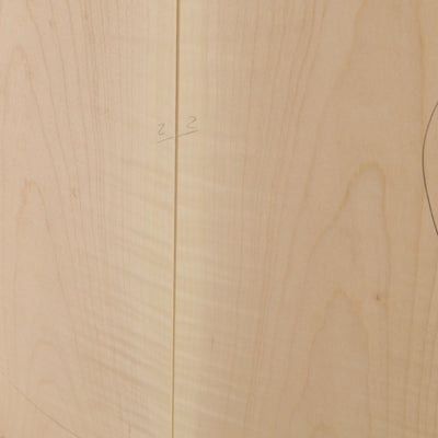 Ahorn Carved Top 2-teilig für E-Gitarre A (Nr. 3006)